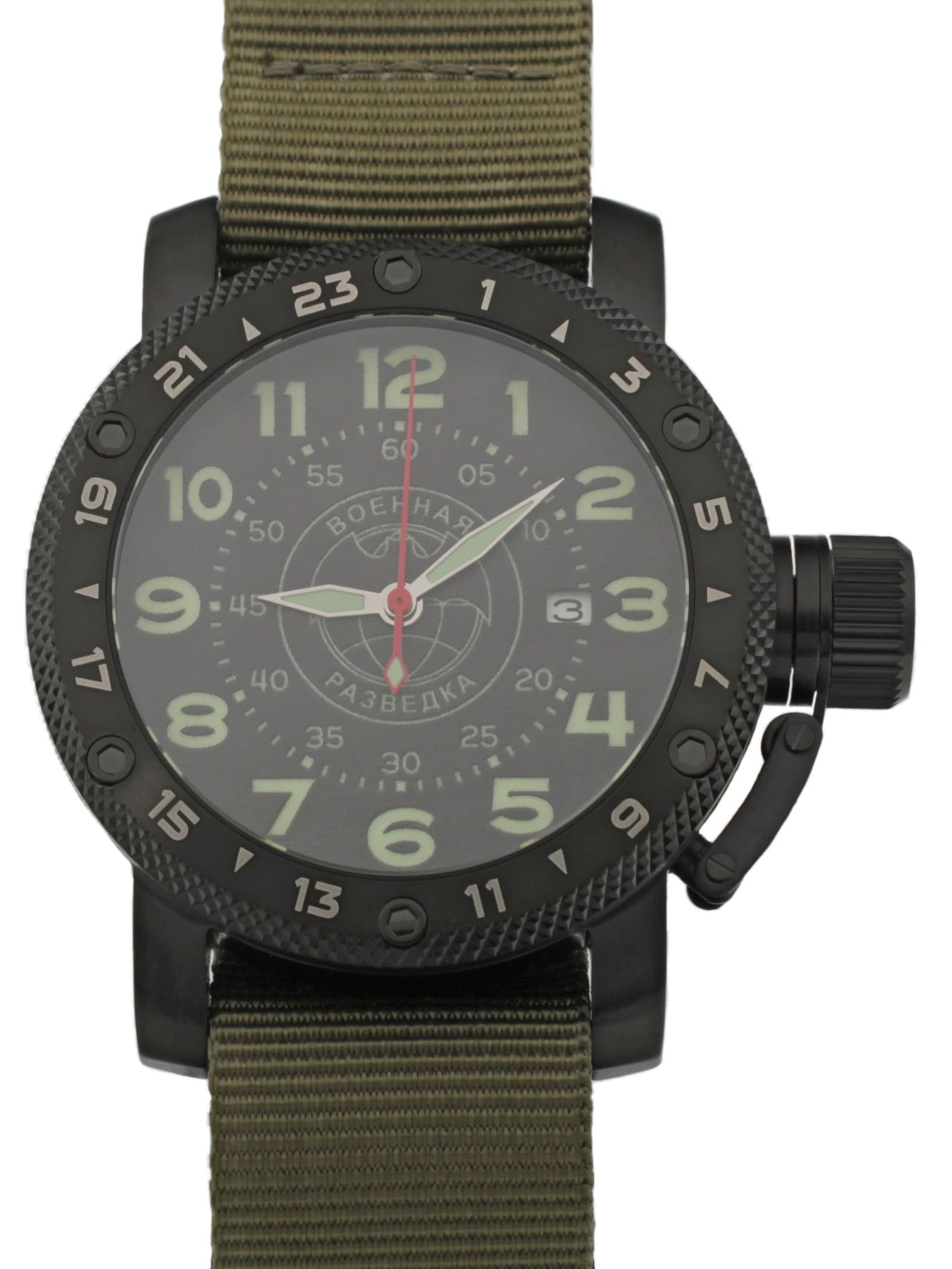 Часы Военная разведка механические с автоподзаводом (Seiko NH35A) 147.169.21