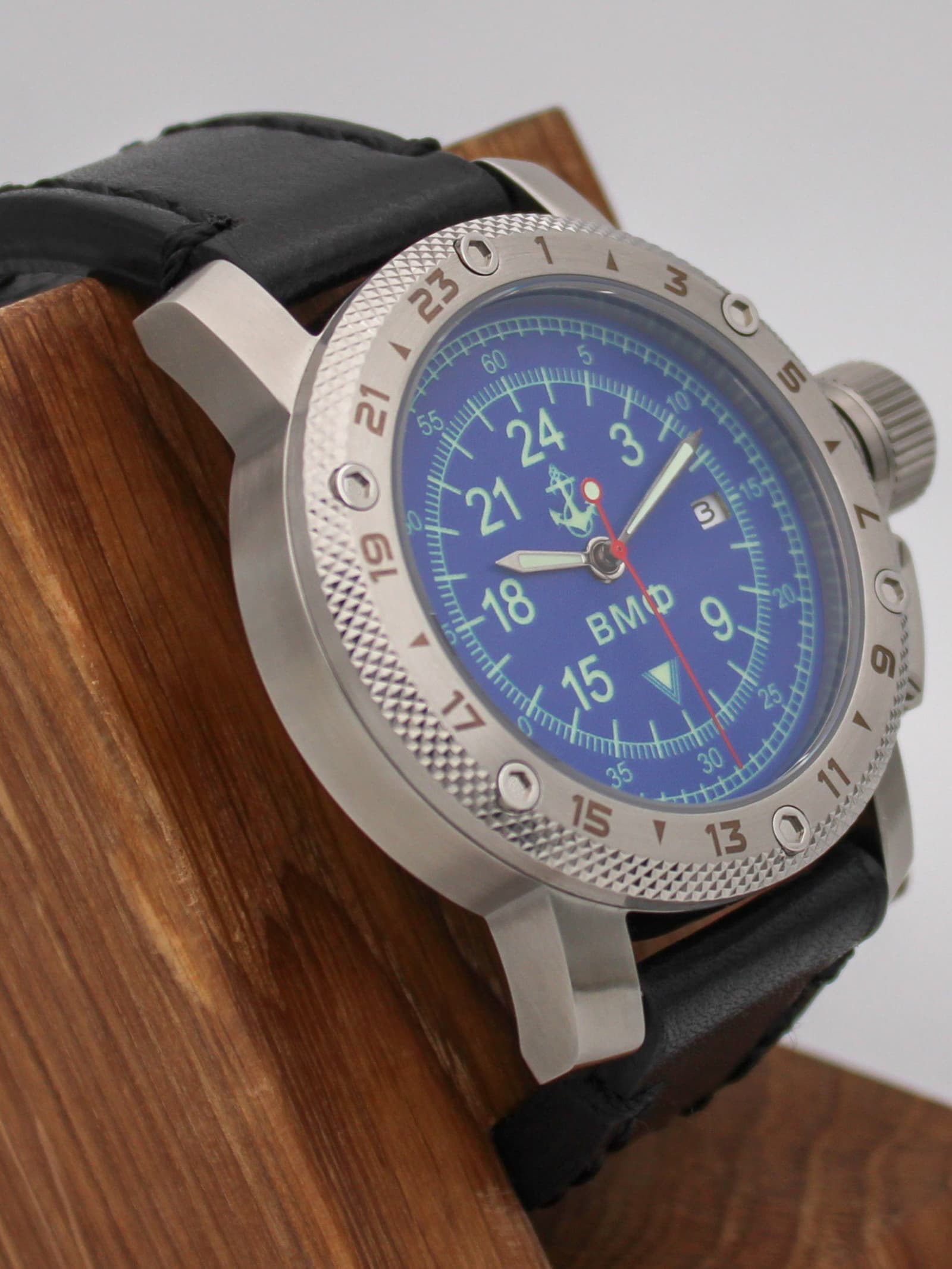 Часы ВМФ механические с автоподзаводом (Seiko NH34A) 47.070.01