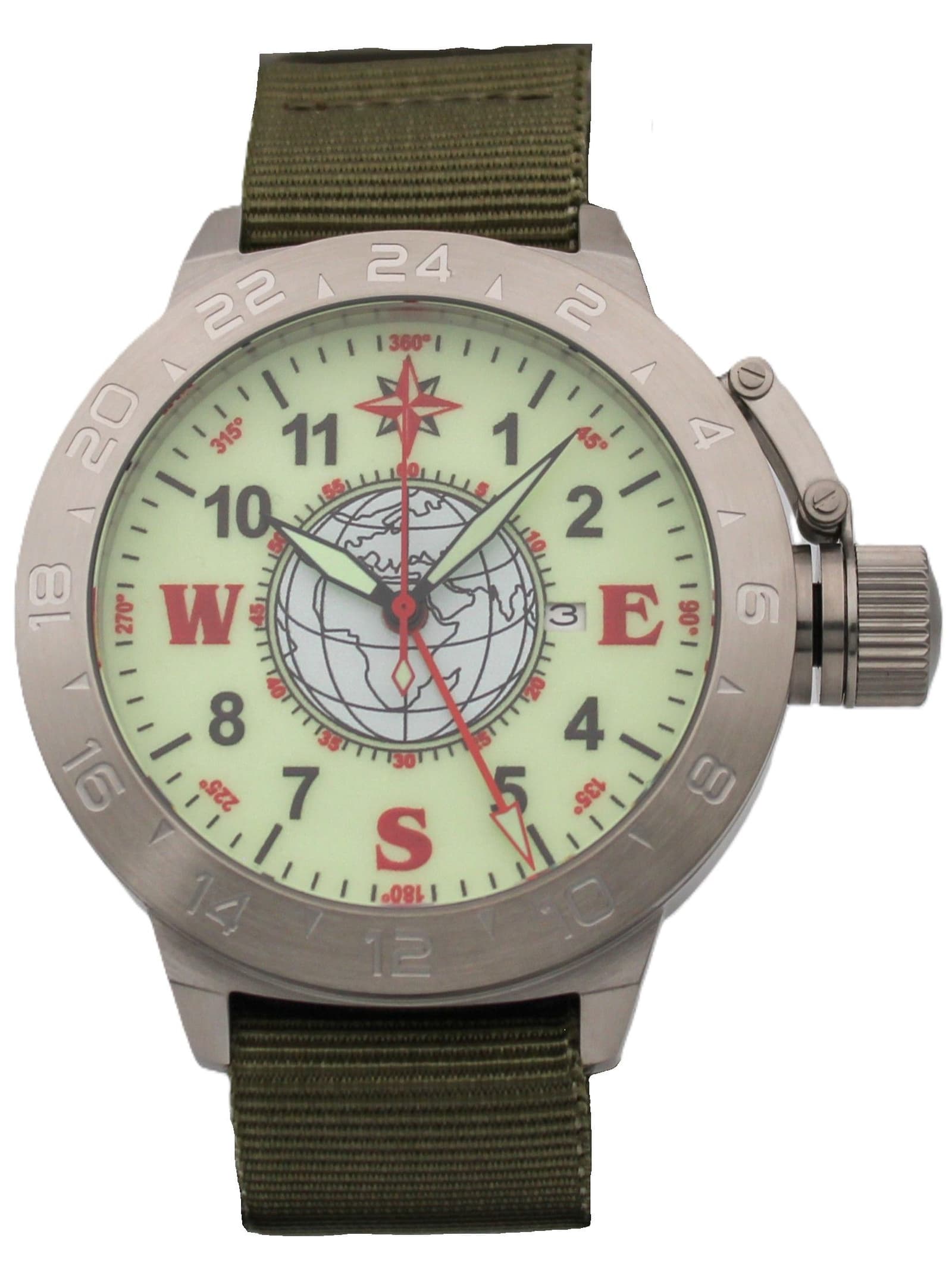 Часы Компас механические с автоподзаводом (Seiko NH34A) 52.186.21