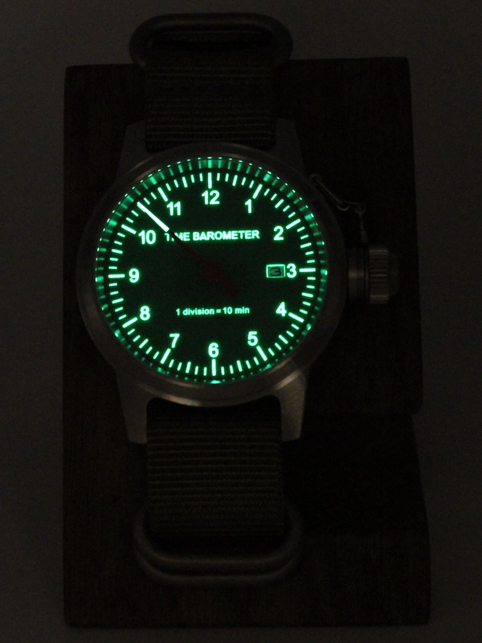 Часы Time Barometer однострелочные механические с автоподзаводом (Seiko NH35A) 45.180.21