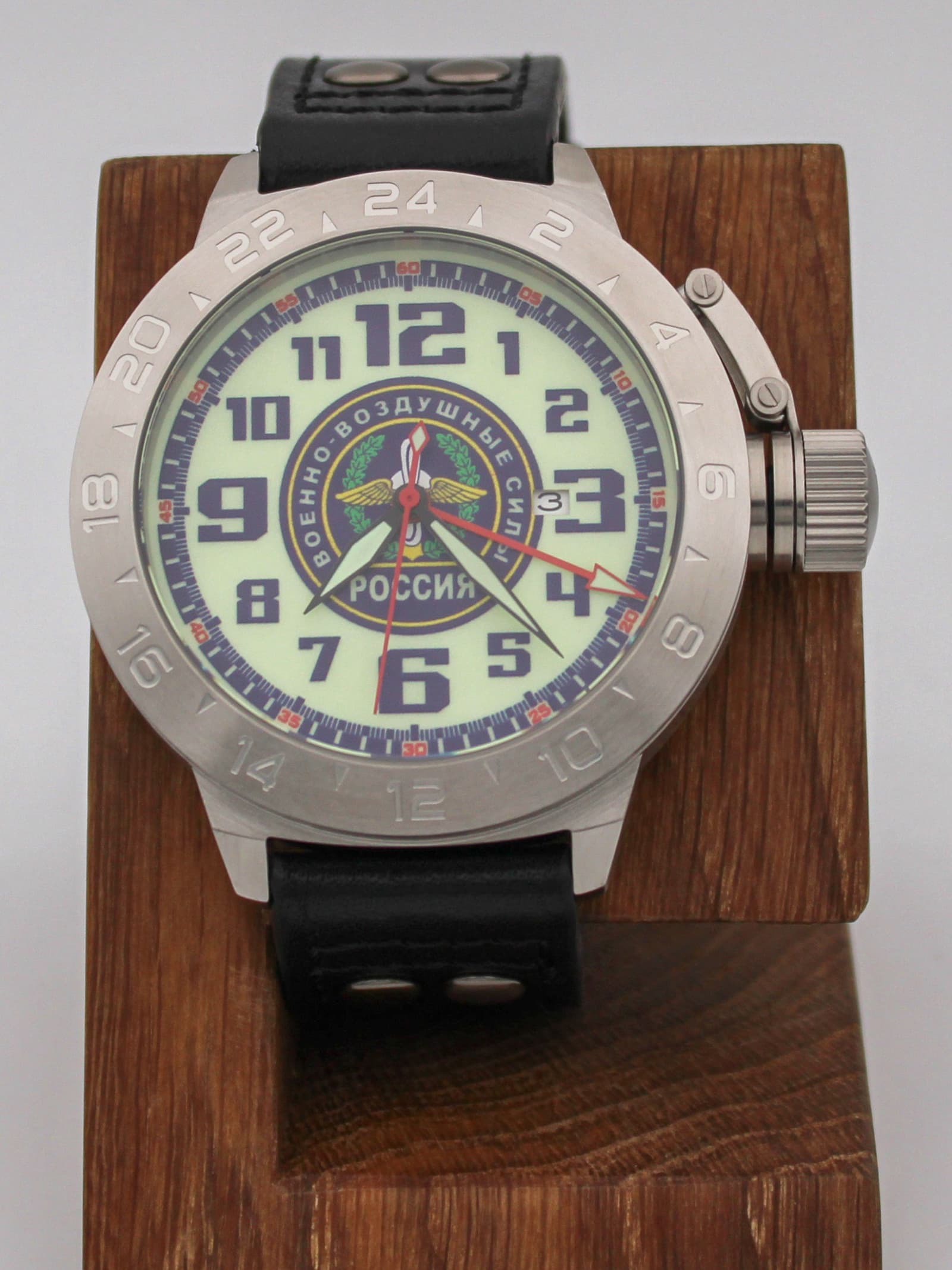Часы ВВС механические с автоподзаводом (Seiko NH34A) 52.208.01