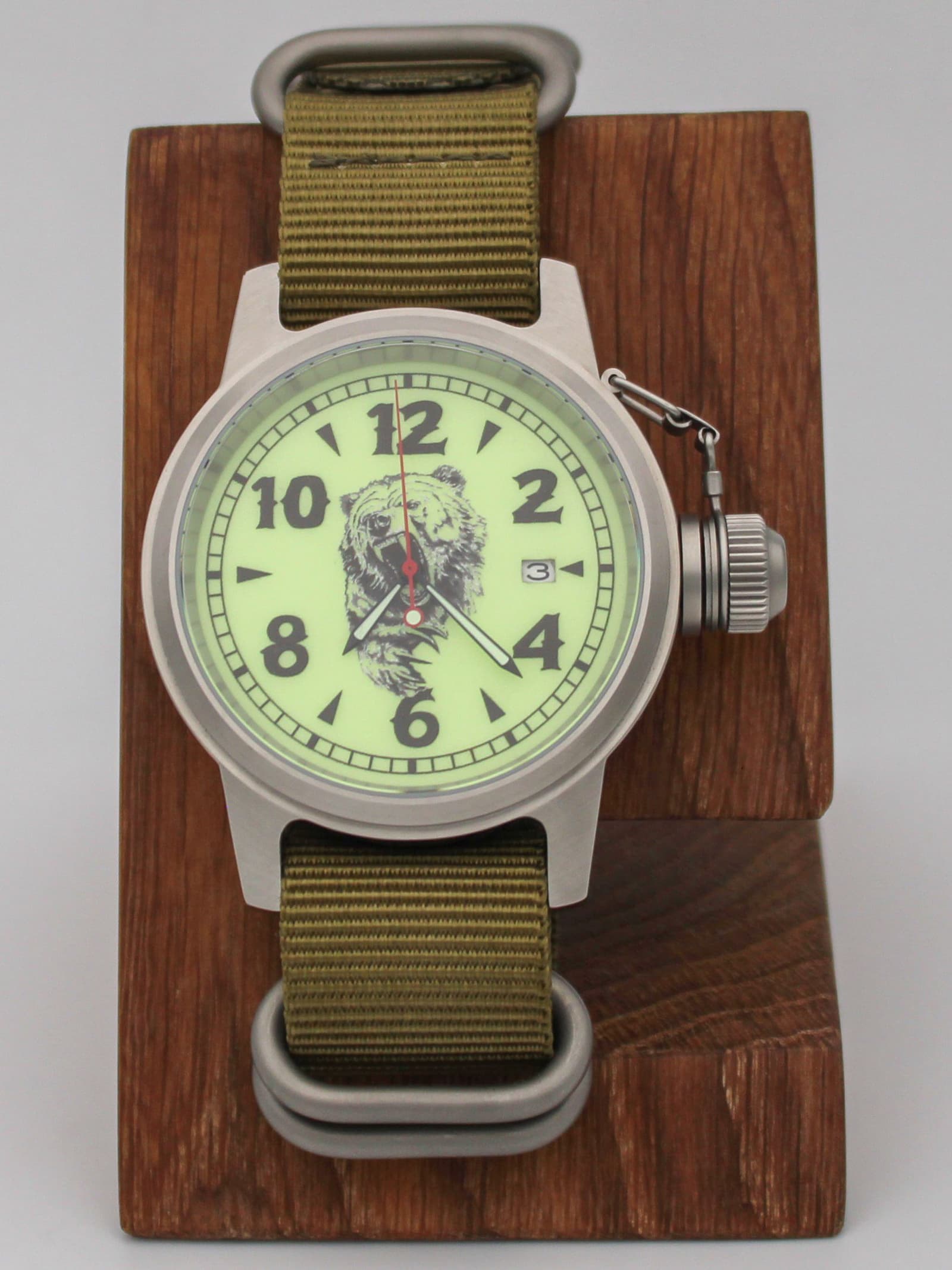 Часы Медведь механические с автоподзаводом (Seiko NH35A) 45.319.21
