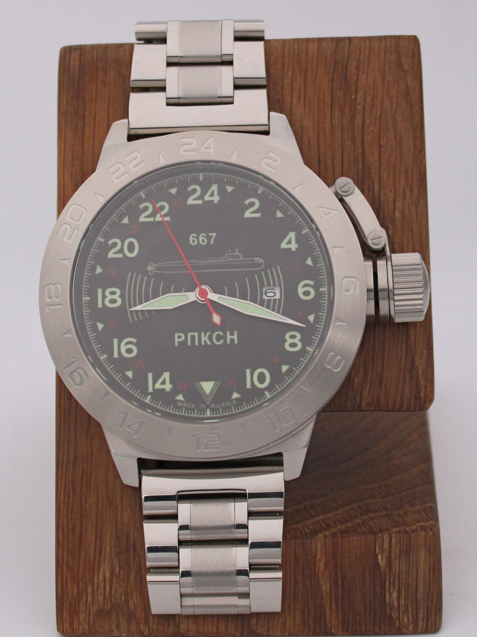 Часы 667 РПКСН механические с автоподзаводом (Seiko NH34A) 52.039.2