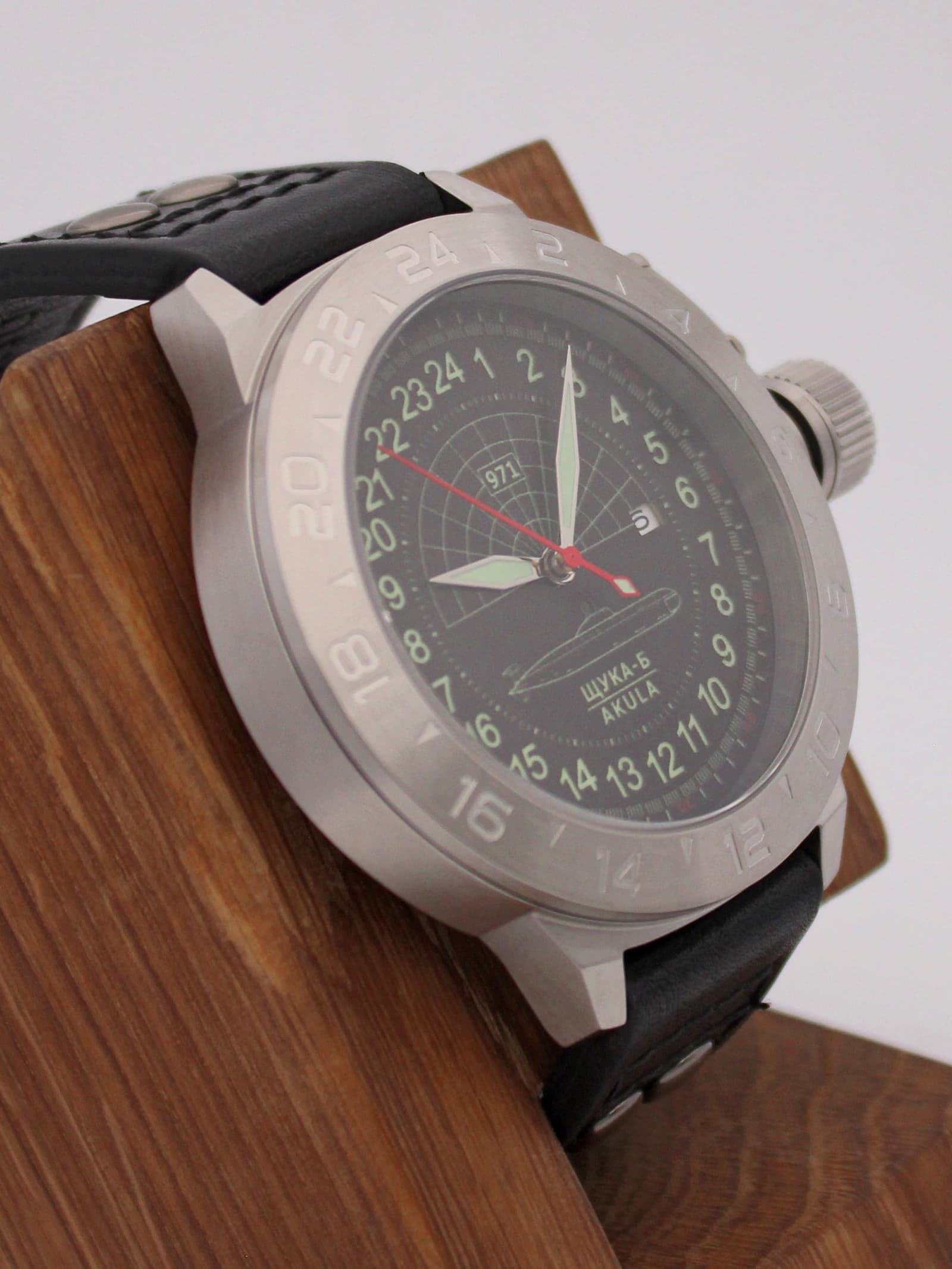 Часы 971 / Щука-Б (Akula) механические с автоподзаводом (Seiko NH34A) 52.063.01