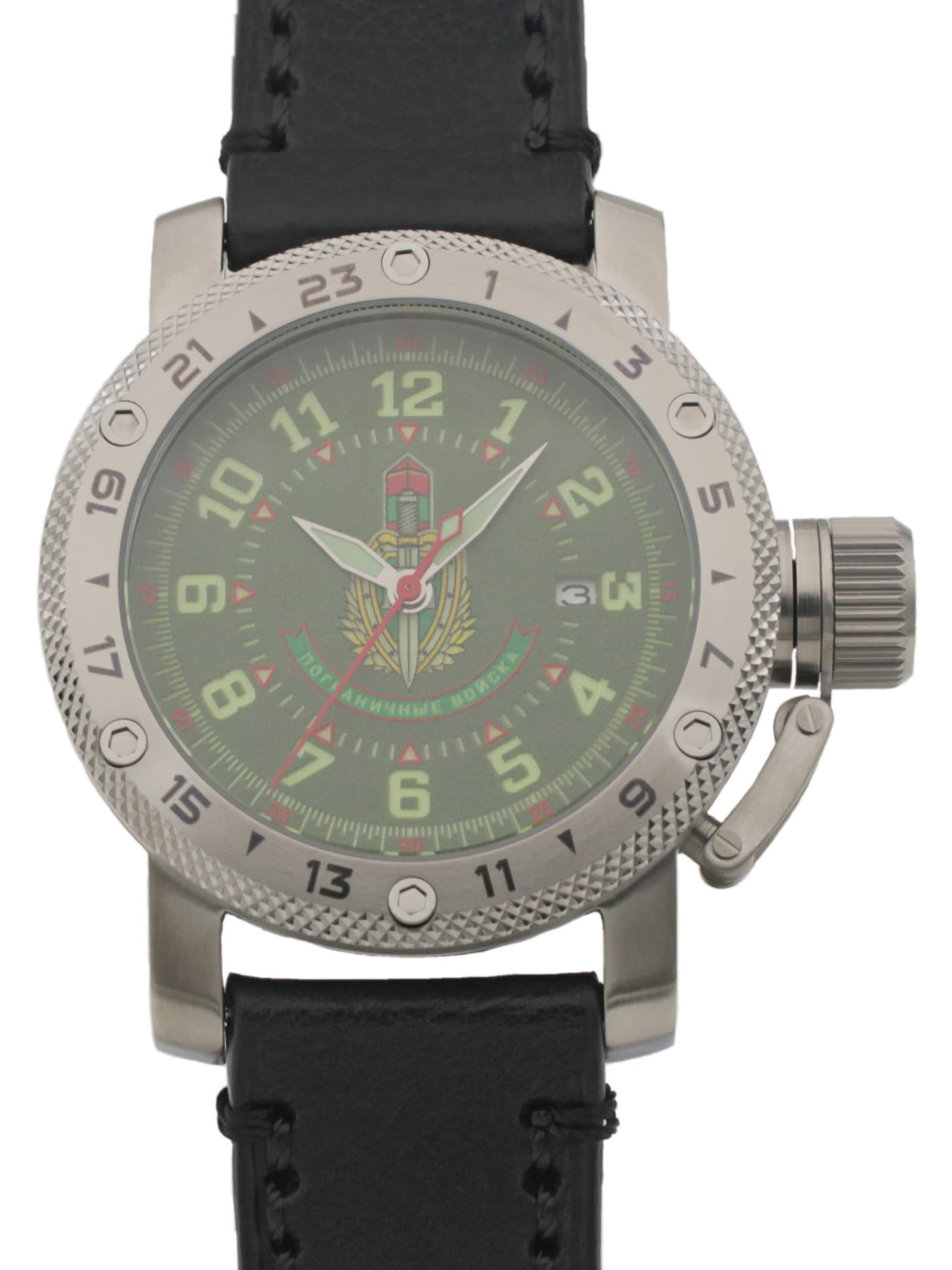 Часы Погранвойска механические с автоподзаводом (Seiko NH35A) 47.357.01