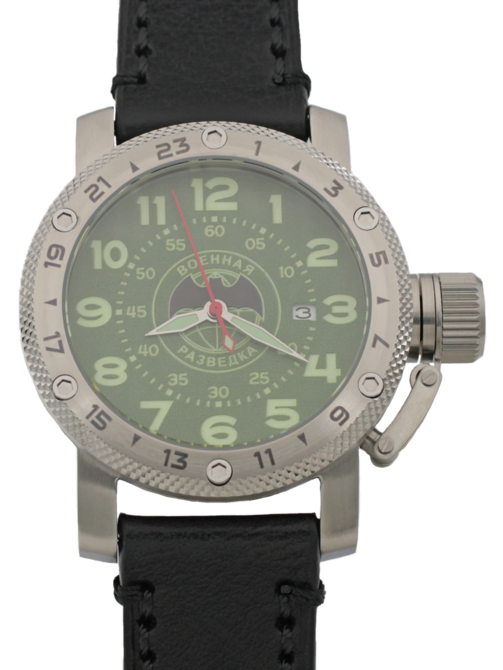 Часы Военная разведка механические с автоподзаводом (Seiko NH35A) 47.267.01