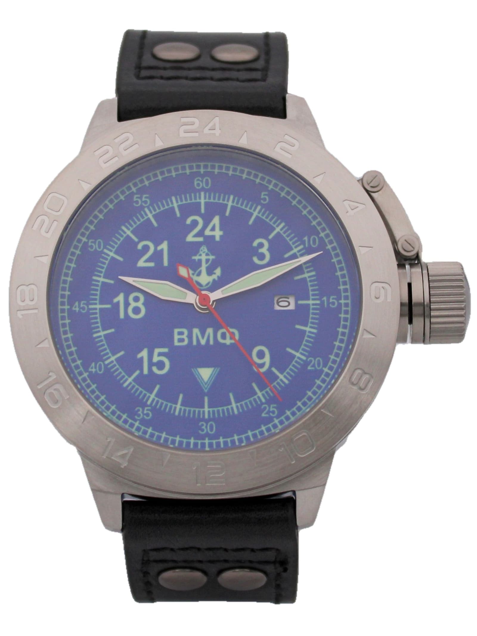 Часы ВМФ механические с автоподзаводом (Seiko NH34A) 52.070.01