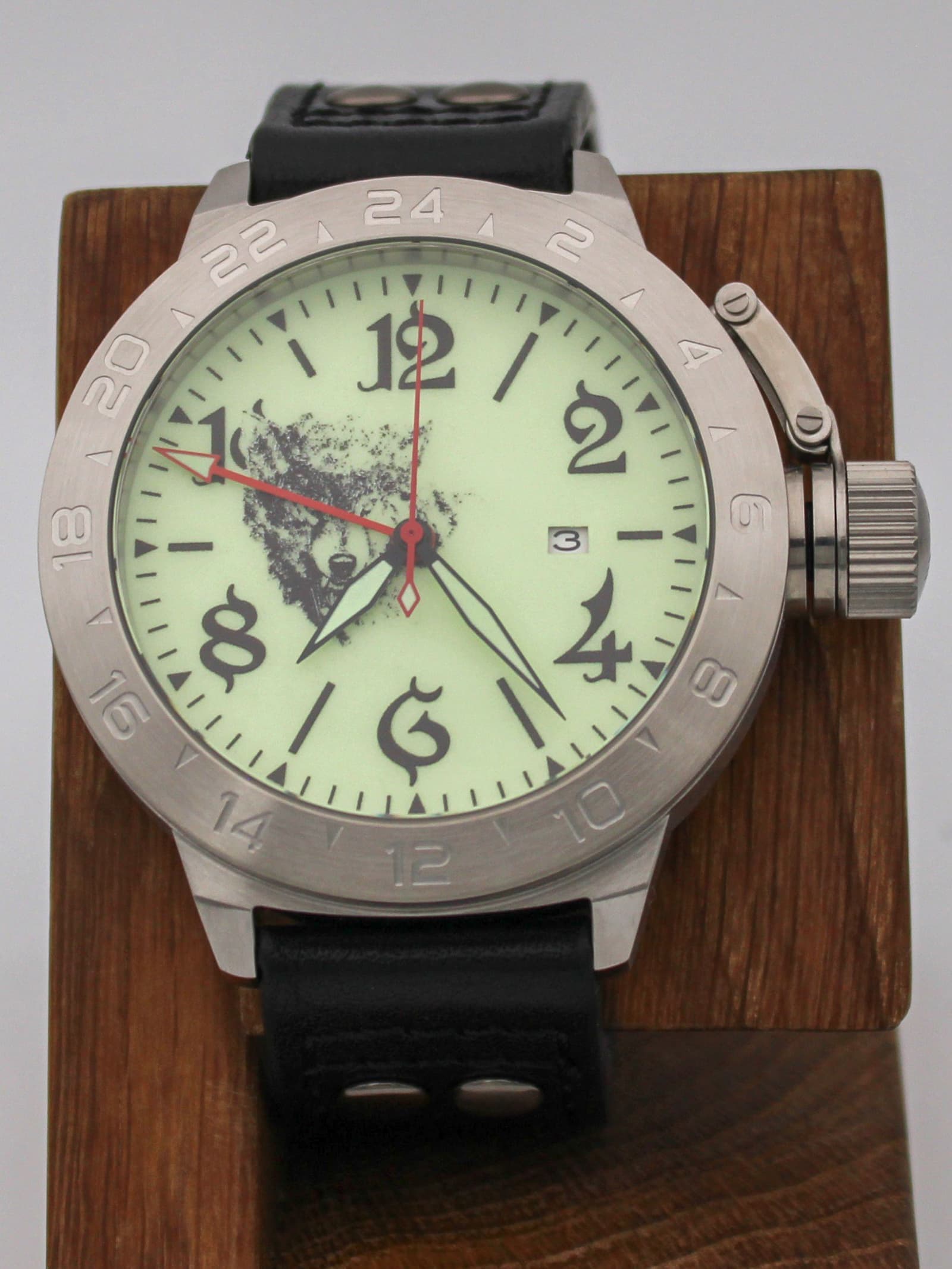 Часы Волк механические с автоподзаводом (Seiko NH34A) 52.305.01