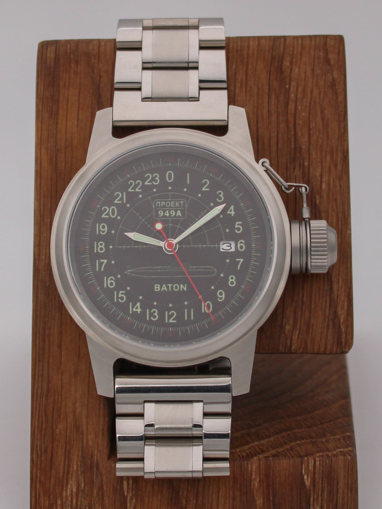 Часы 949А / Baton механические с автоподзаводом (Seiko NH34A) 45.047.2