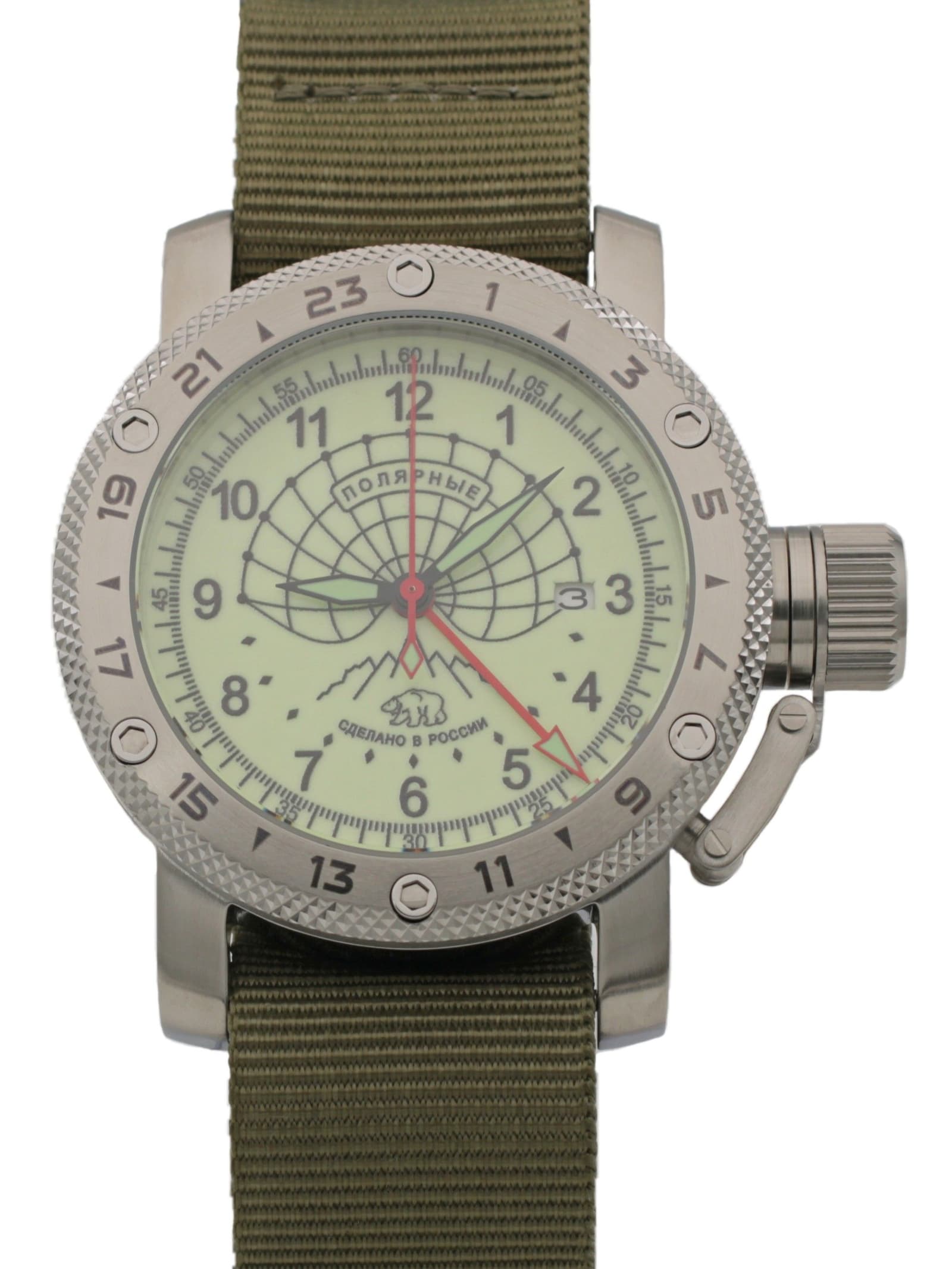 Часы Полярные механические с автоподзаводом (Seiko NH34A) 47.344.21