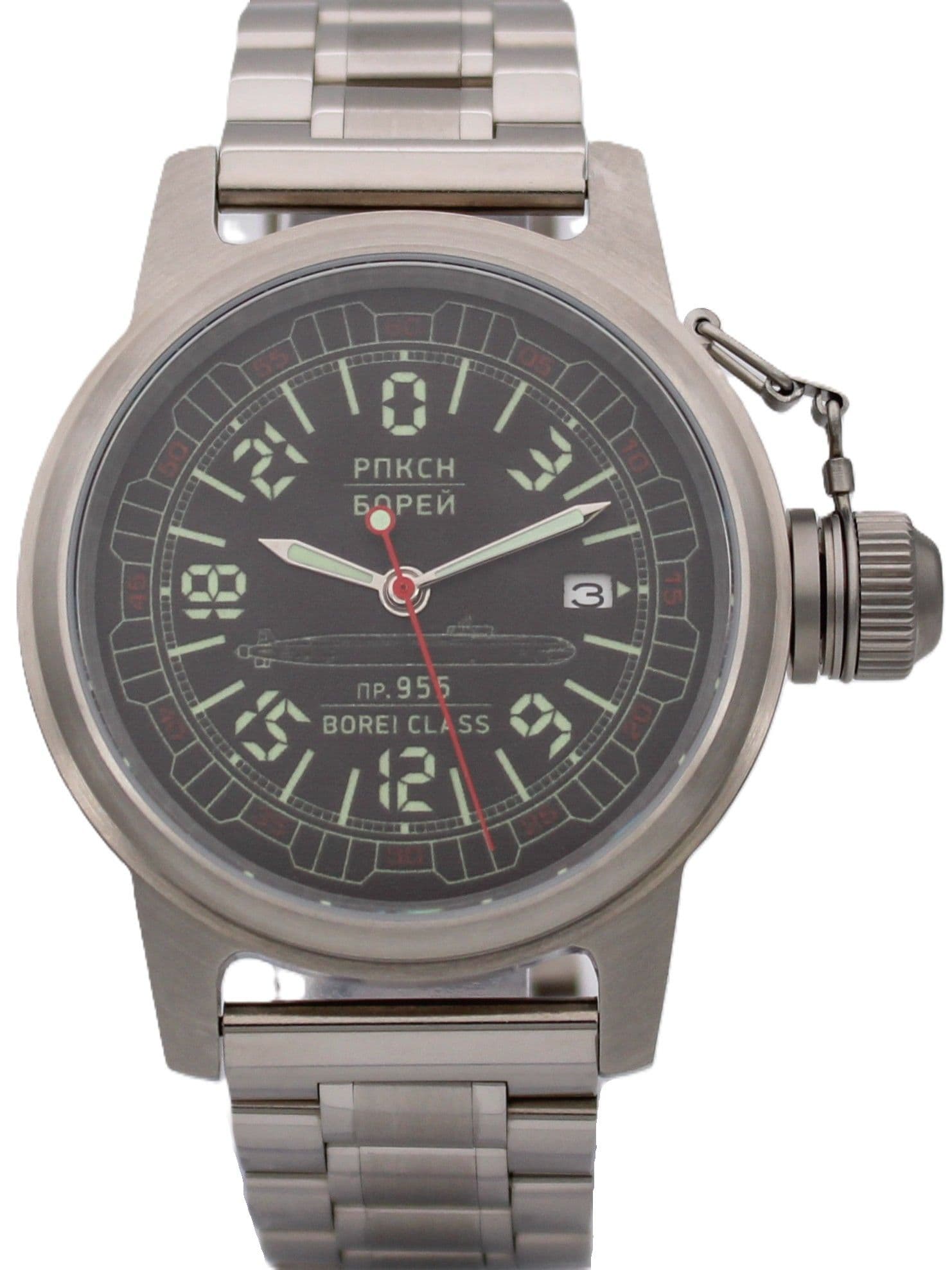 Часы РПКСН 955 Борей (Borei class) механические с автоподзаводом (Seiko NH34A) 45.191.2