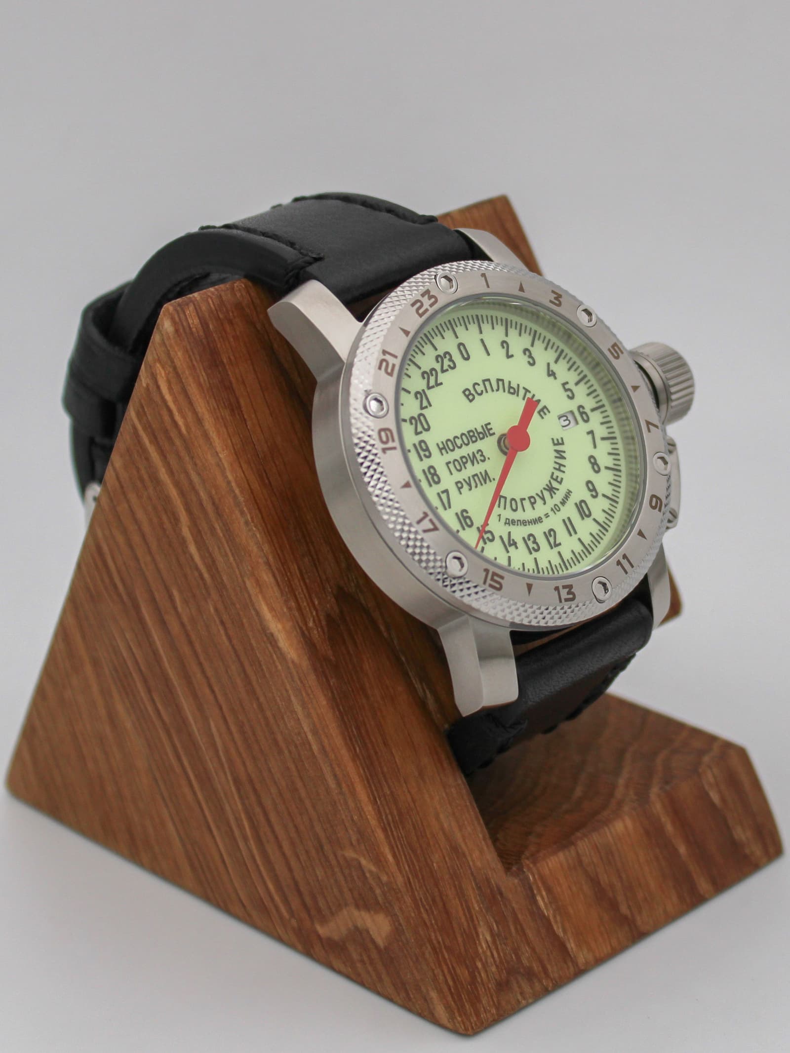 Часы Погружение / Всплытие однострелочные механические с автоподзаводом (Seiko NH34A) 47.181.01