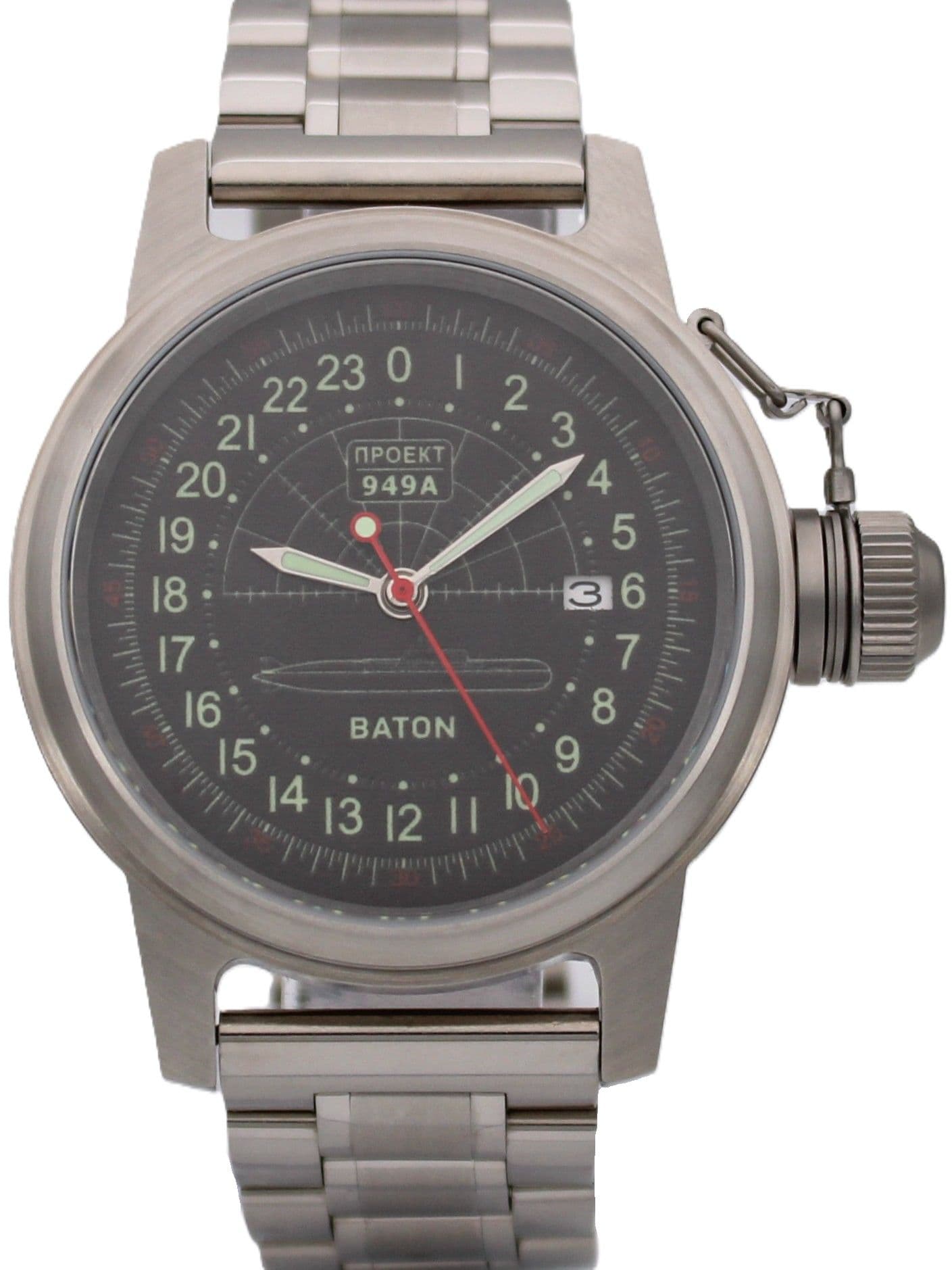 Часы 949А / Baton механические с автоподзаводом (Seiko NH34A) 45.047.2
