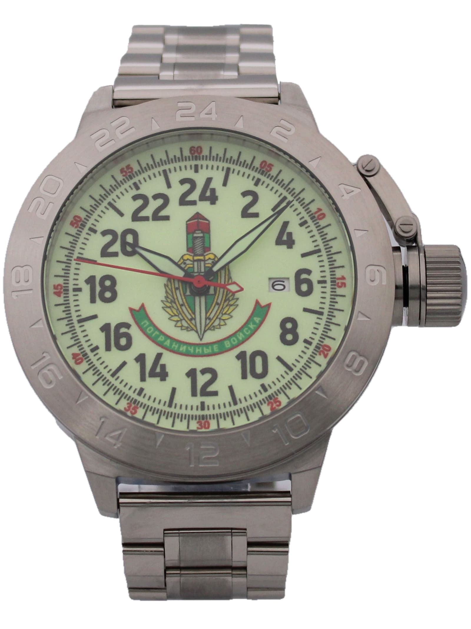 Часы Погранвойска механические с автоподзаводом (Seiko NH34A) 52.173.2