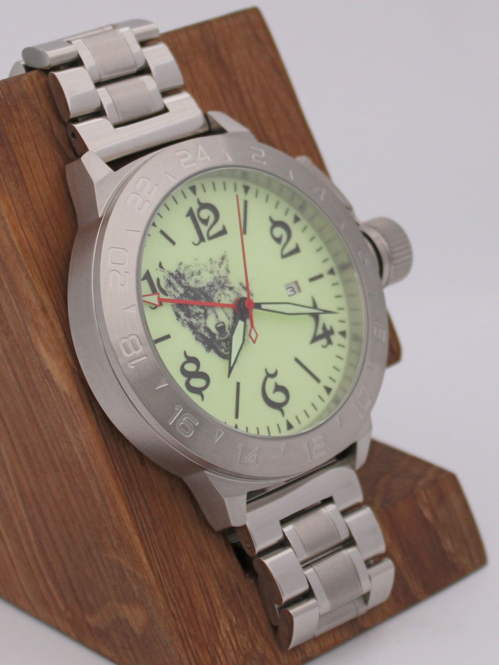 Часы Волк механические с автоподзаводом (Seiko NH34A) 52.305.2