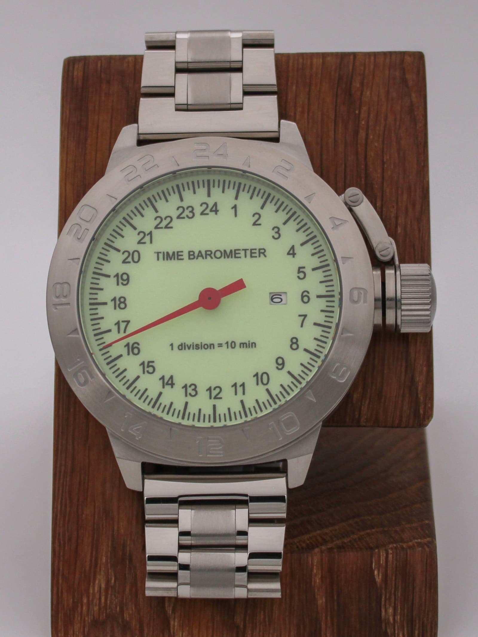 Часы Time Barometer однострелочные механические с автоподзаводом (Seiko NH34A) 52.600.2