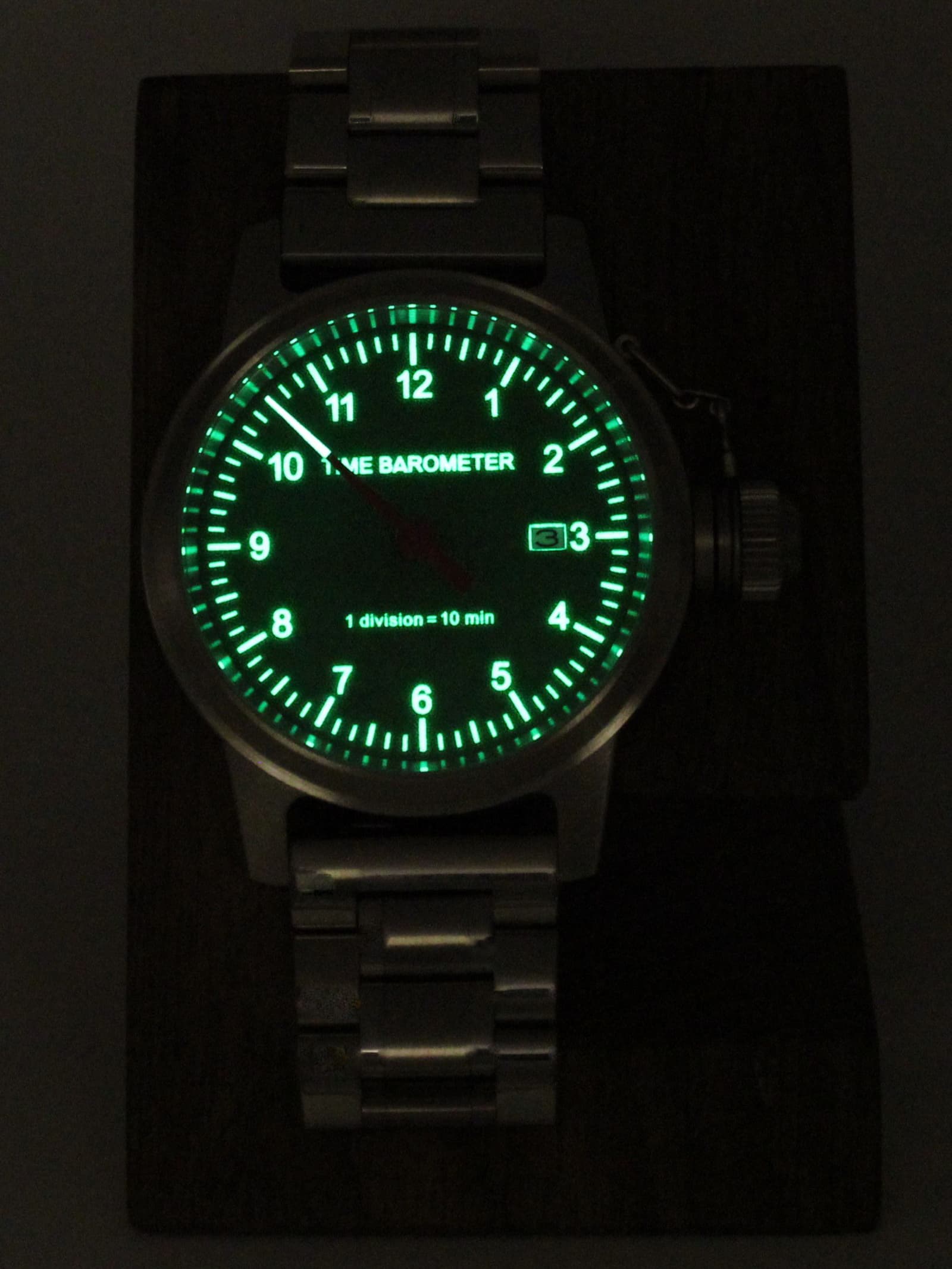 Часы Time Barometer однострелочные механические с автоподзаводом (Seiko NH35A) 45.180.2