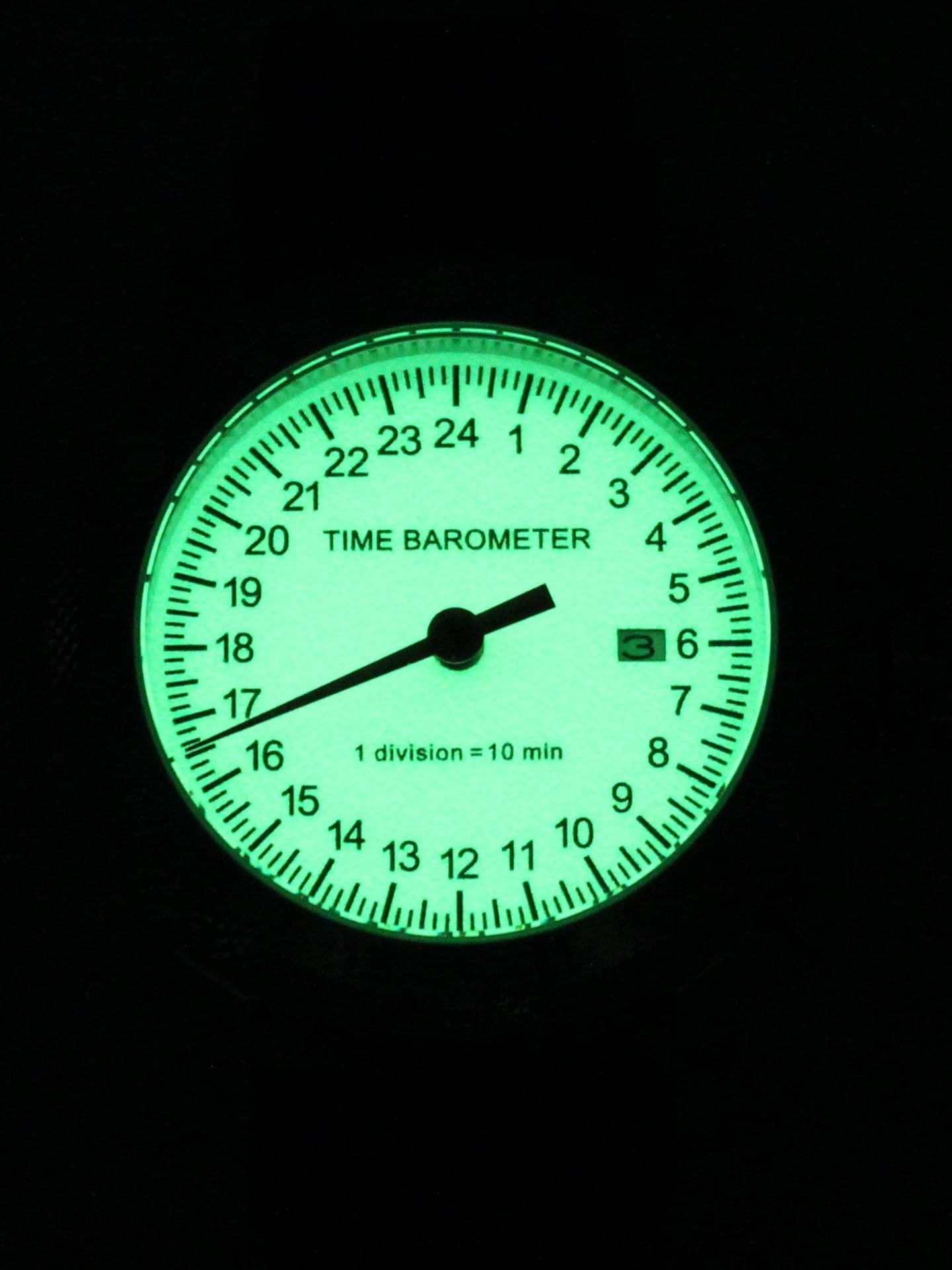 Часы Time Barometer однострелочные механические с автоподзаводом (Seiko NH34A) 47.600.01