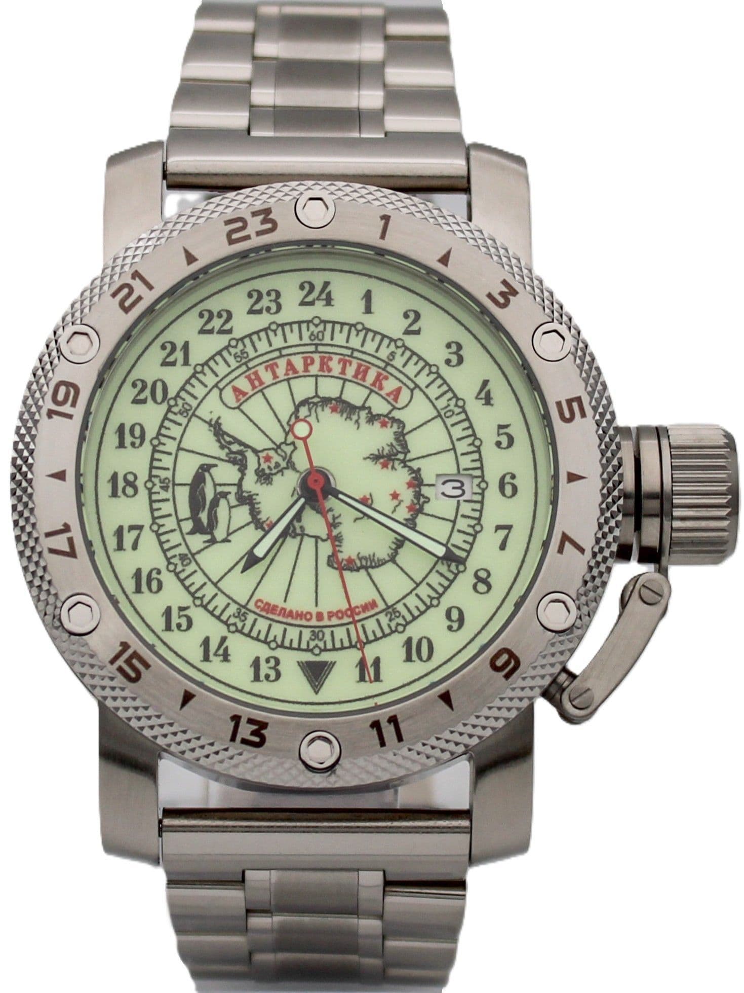 Часы Полярные / Антарктика механические с автоподзаводом (Seiko NH34A) 47.140.2