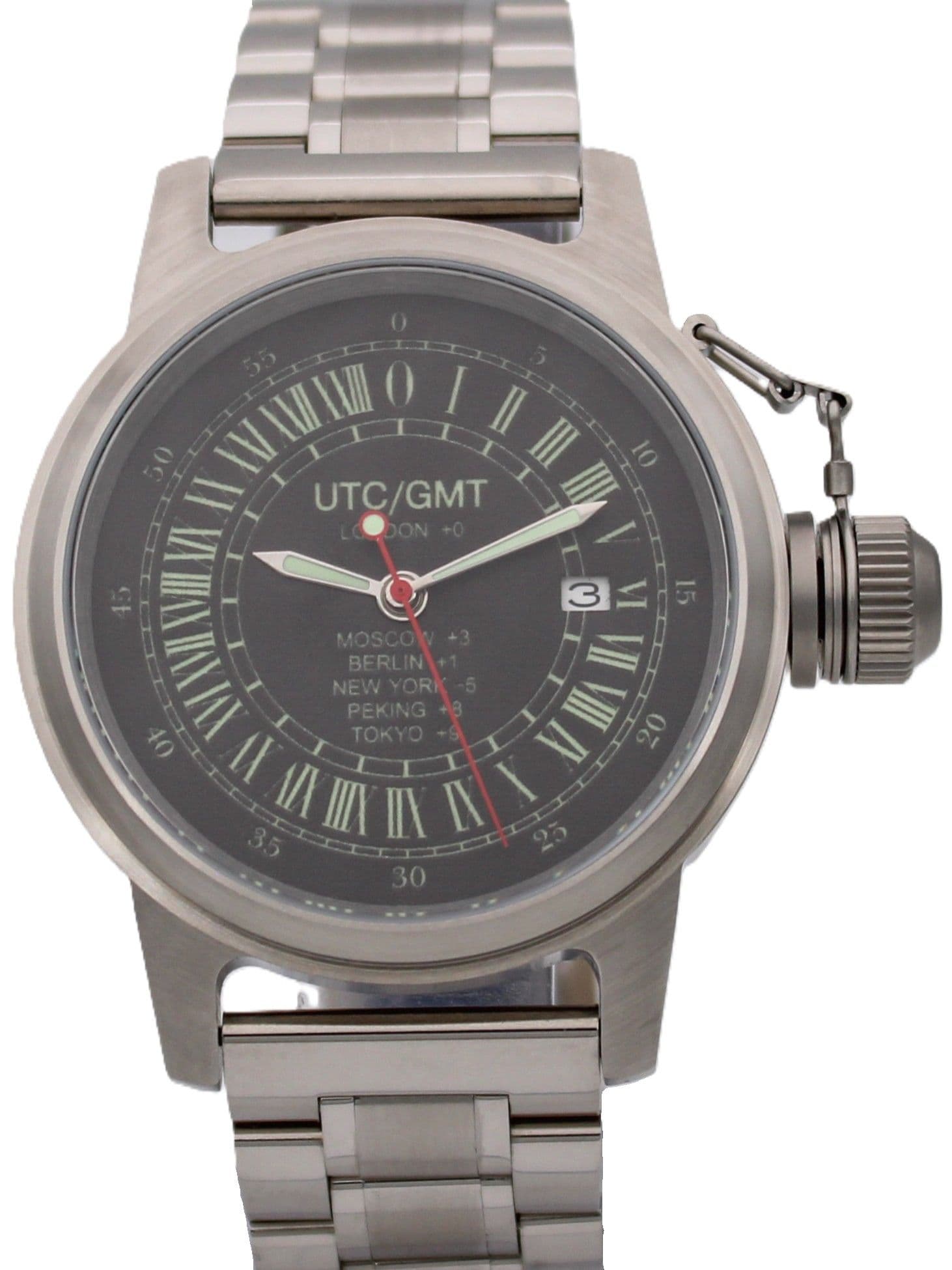 Часы Полярные UTC / GMT с автоподзаводом (Seiko NH34A) 45.230.2