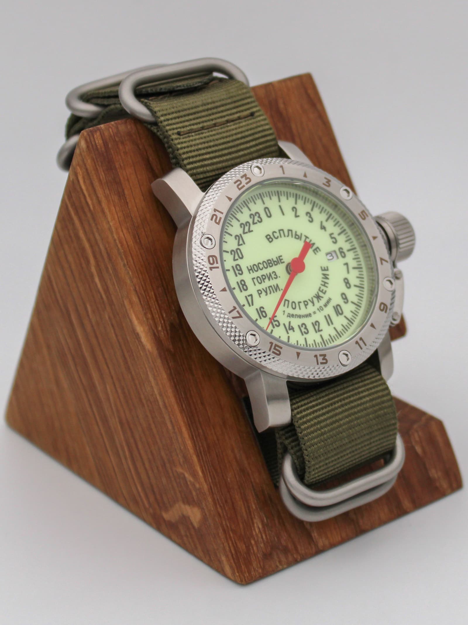 Часы Погружение / Всплытие однострелочные механические с автоподзаводом (Seiko NH34A) 47.181.21