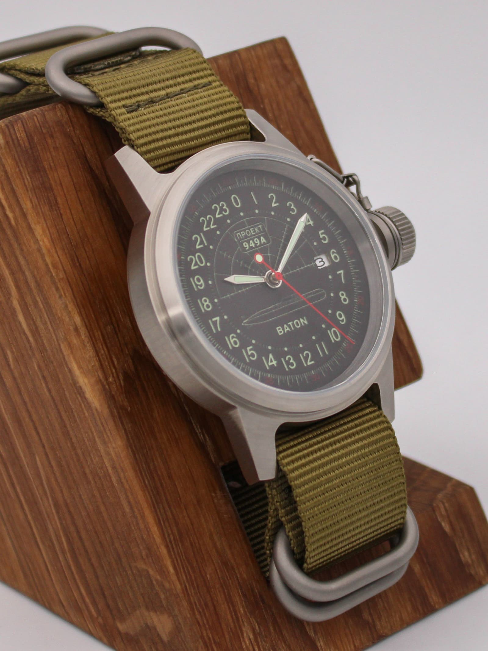 Часы 949А / Baton механические с автоподзаводом (Seiko NH34A) 45.047.21