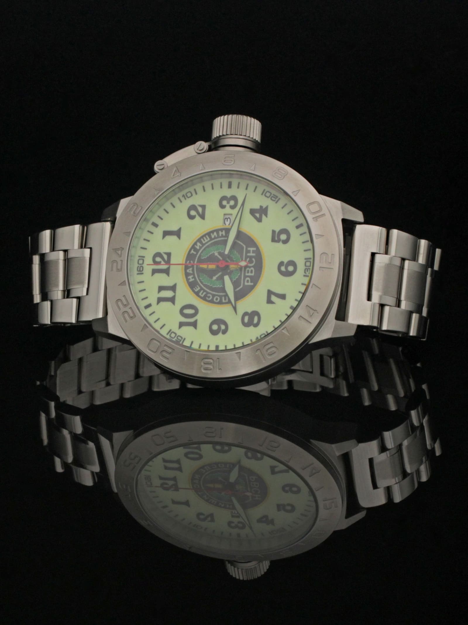 Часы РВСН механические с автоподзаводом (Seiko NH34A) 52.307.2