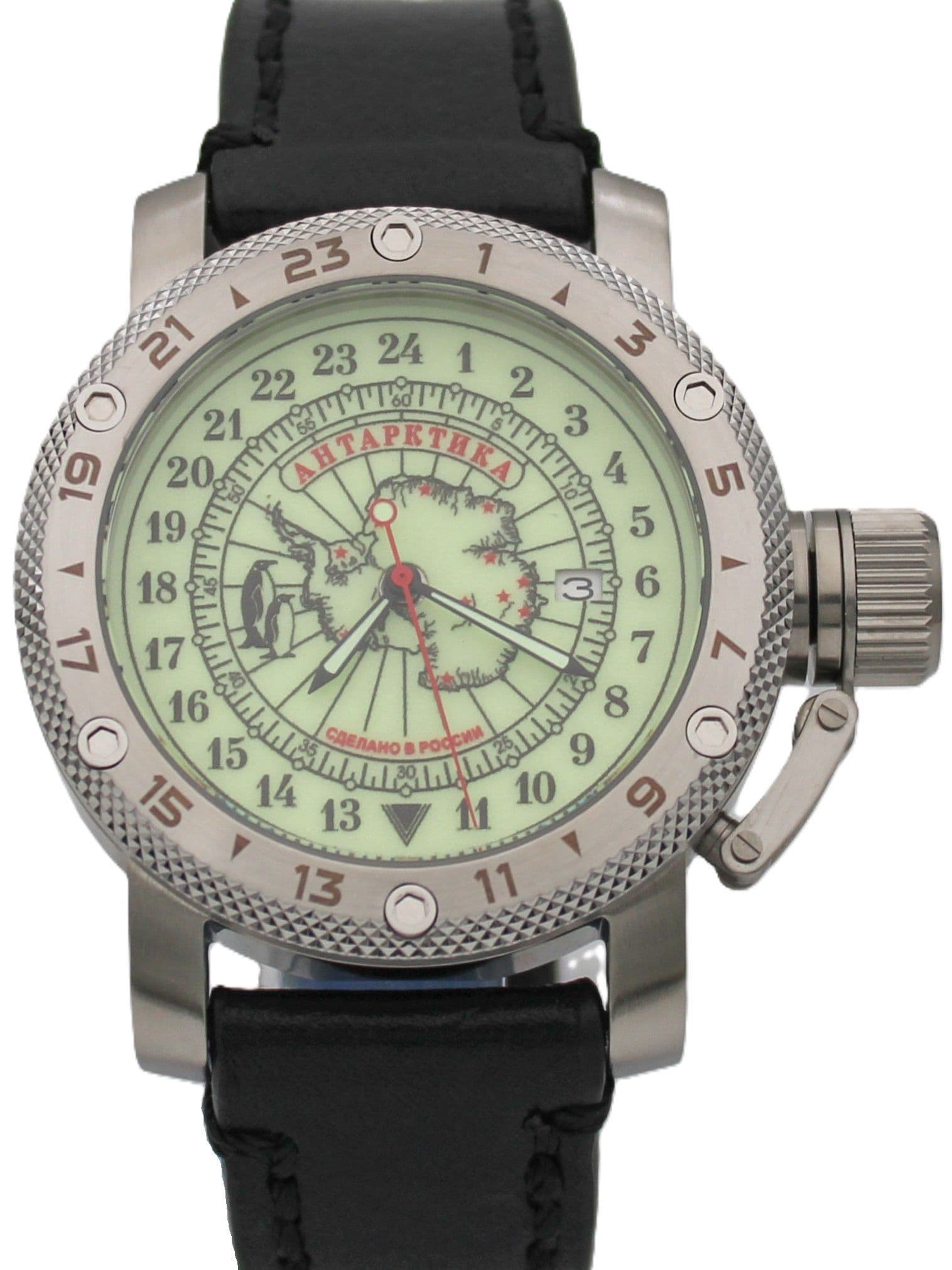 Часы Полярные / Антарктика механические с автоподзаводом (Seiko NH34A) 47.140.01
