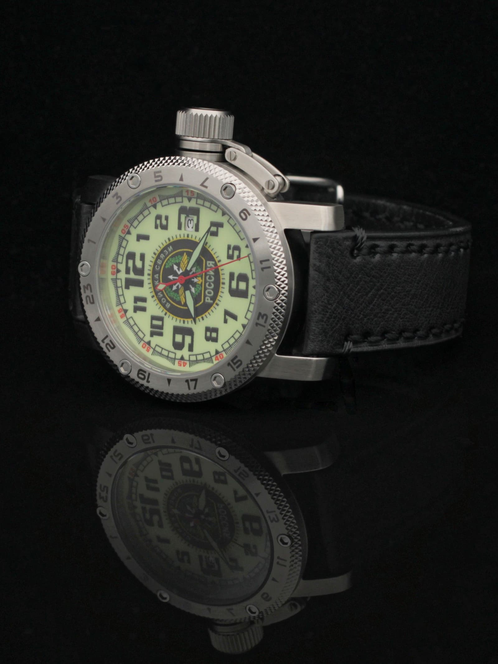 Часы Войска связи механические с автоподзаводом (Seiko NH35A) 47.196.01