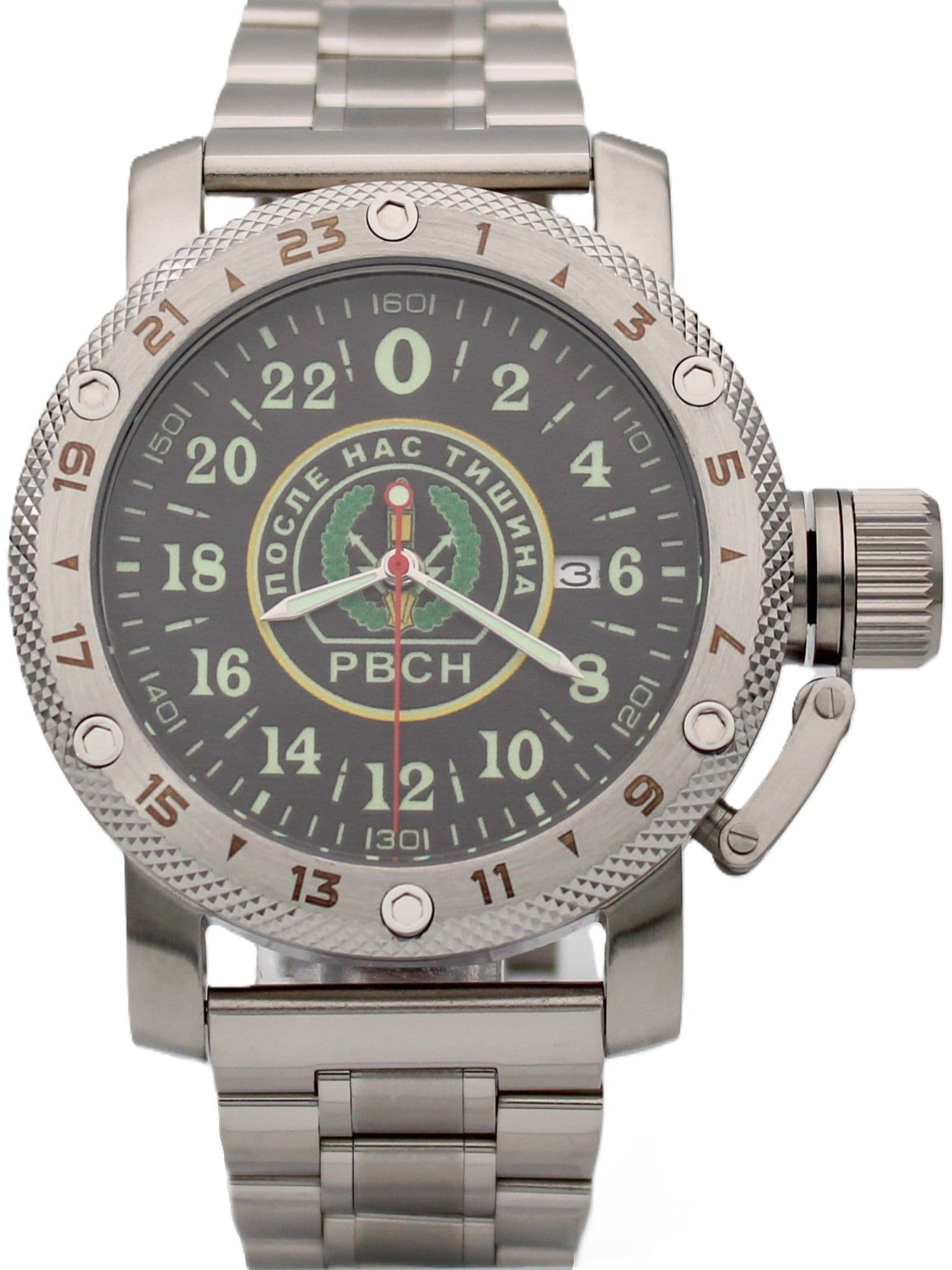 Часы РВСН механические с автоподзаводом (Seiko NH34A) 47.161.2