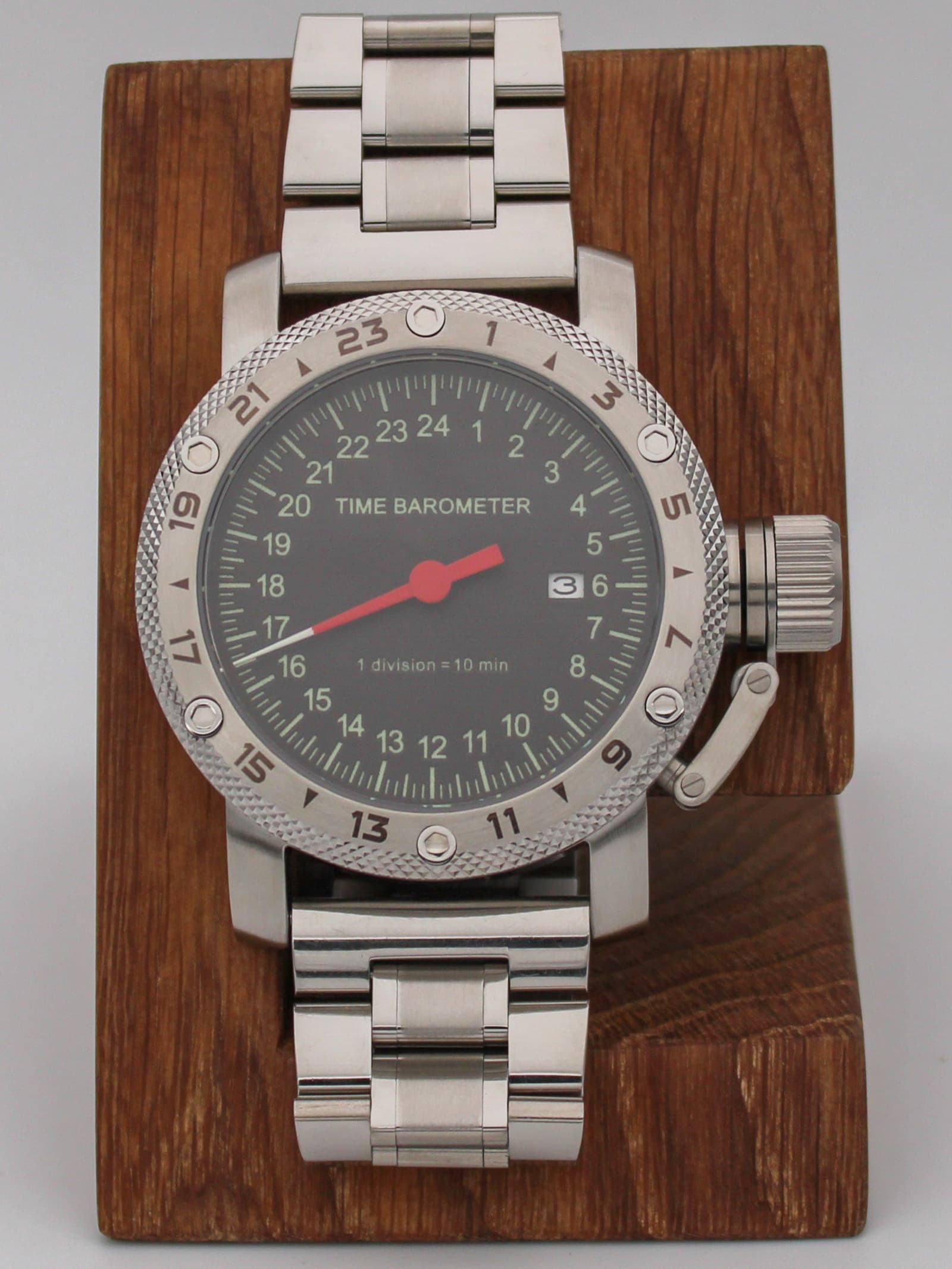 Часы Time Barometer однострелочные механические с автоподзаводом (Seiko NH34A) 47.601.2