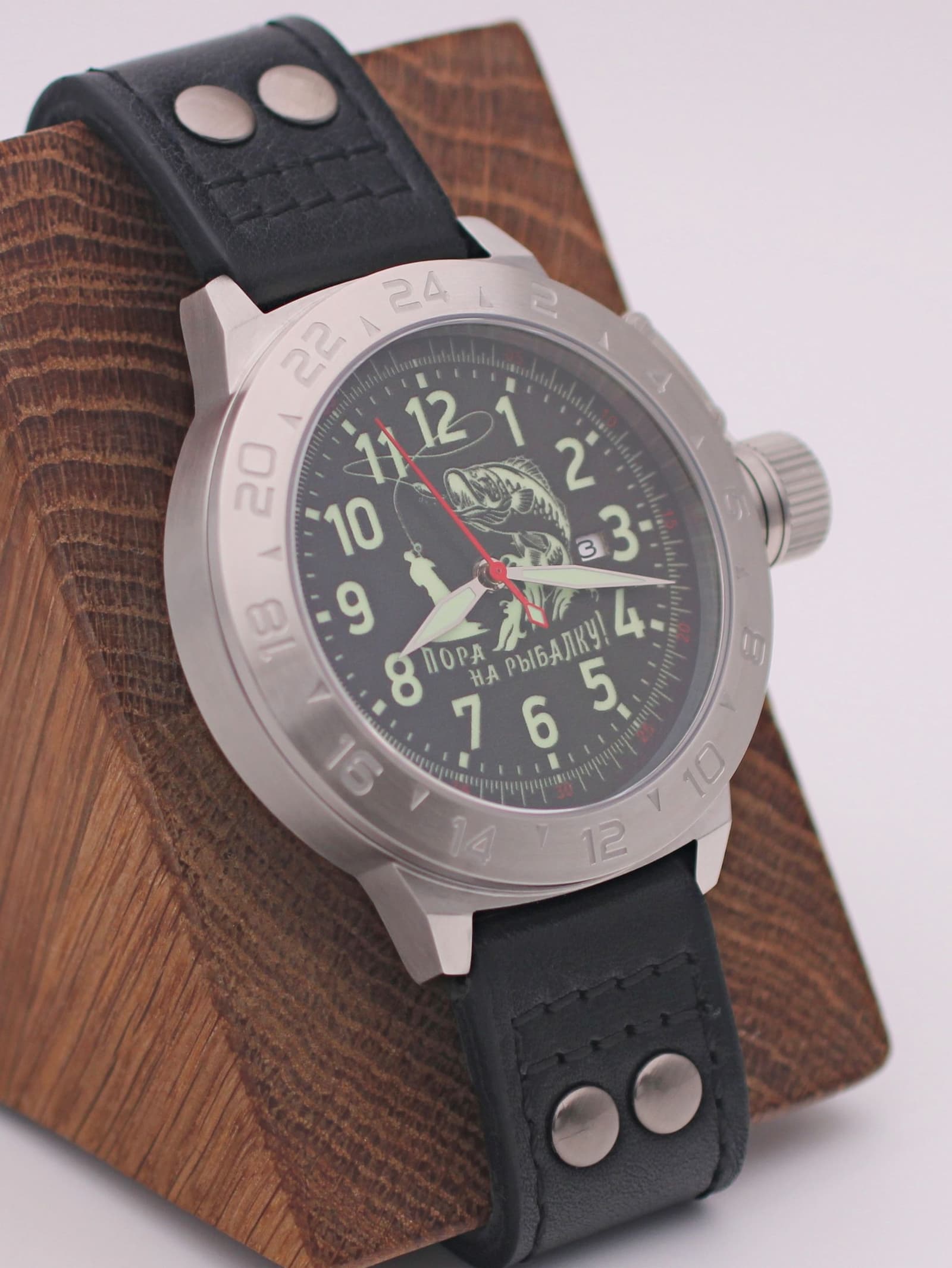 Часы "Пора на рыбалку!" механические с автоподзаводом (Seiko NH35A) 52.176.01