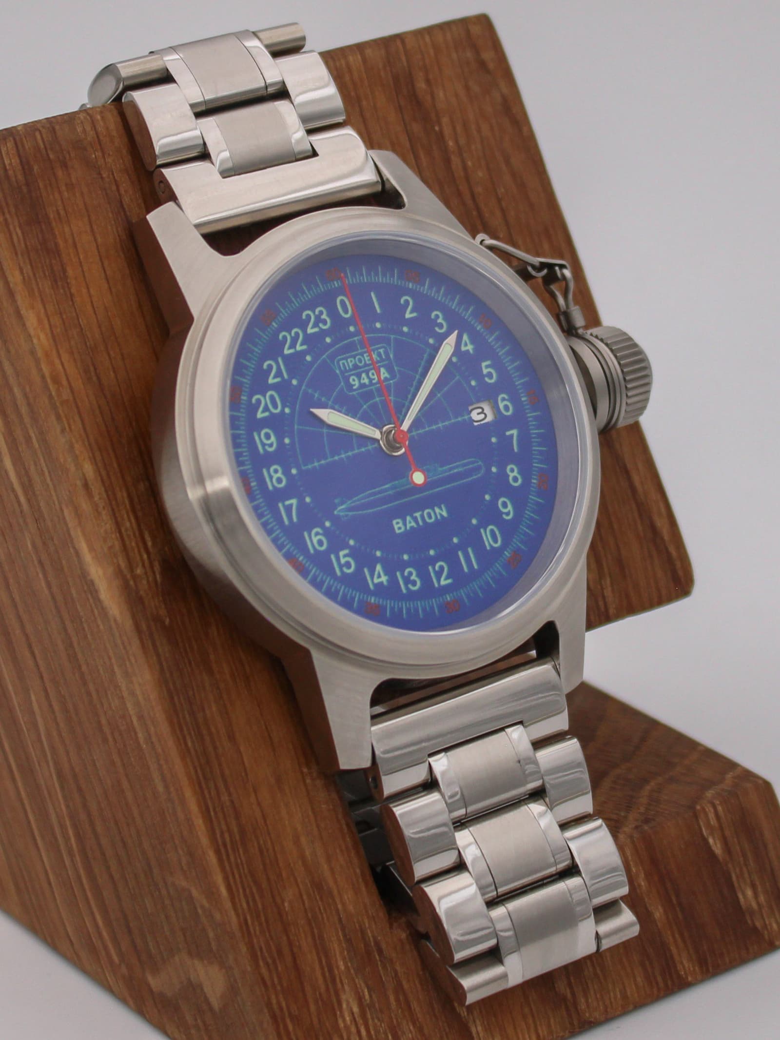 Часы 949А / Baton механические с автоподзаводом (Seiko NH34A) 45.049.2