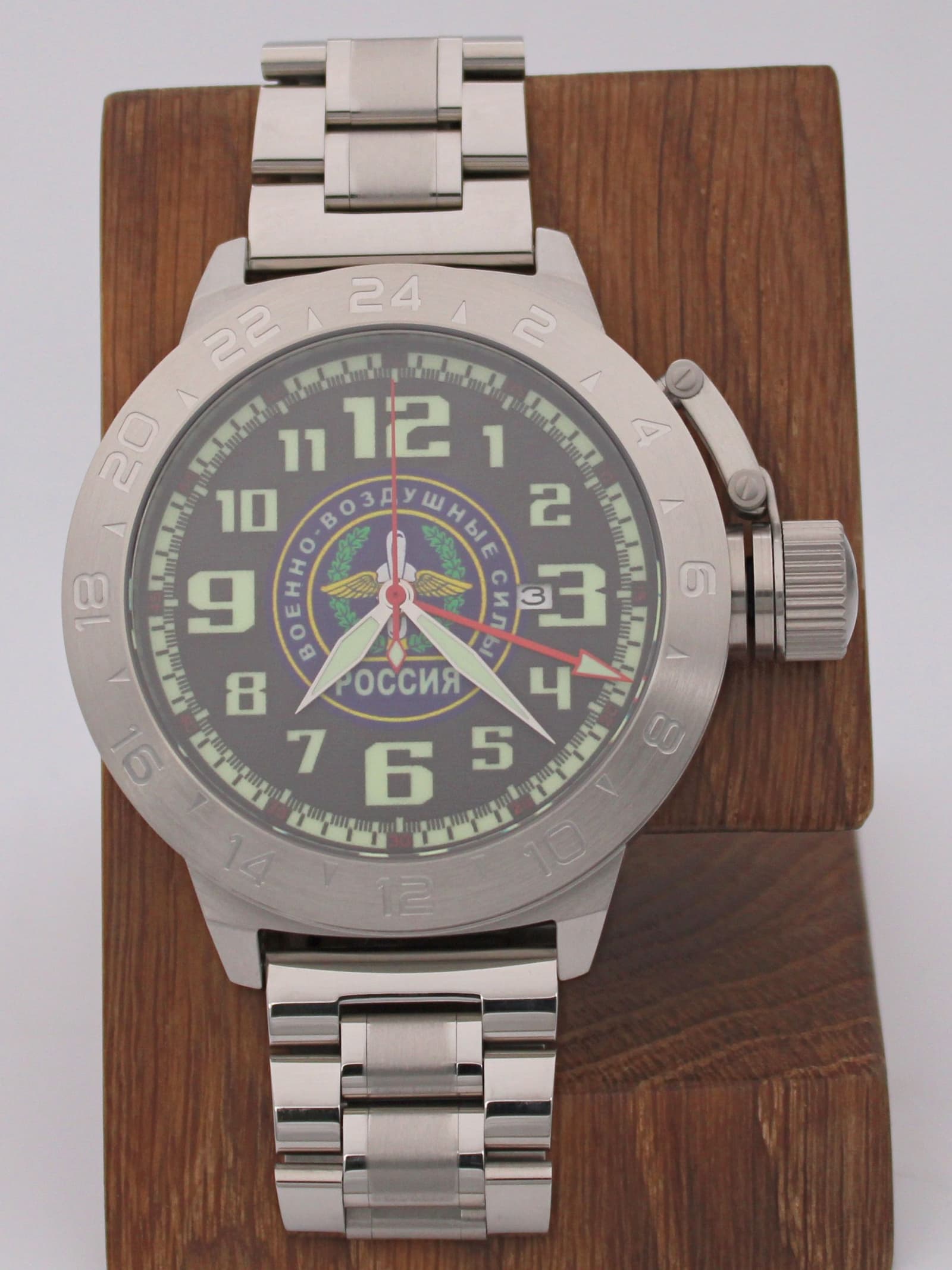 Часы ВВС механические с автоподзаводом (Seiko NH34A) 52.207.2