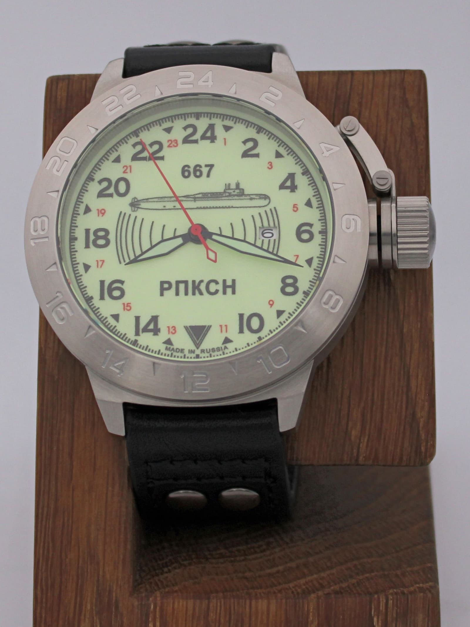Часы 667 РПКСН механические с автоподзаводом (Seiko NH34A) 52.038.01