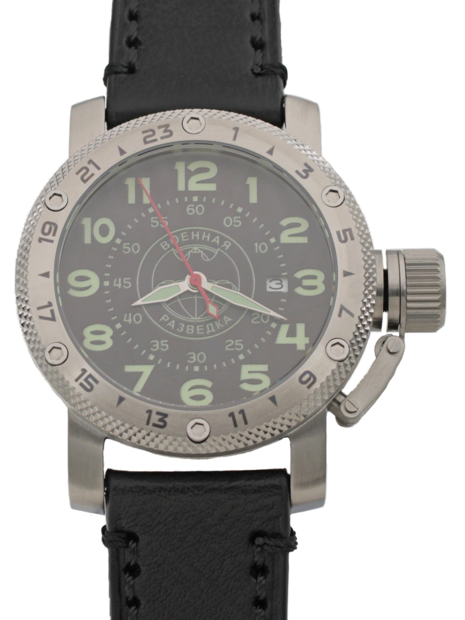 Часы Военная разведка механические с автоподзаводом (Seiko NH35A) 47.169.01