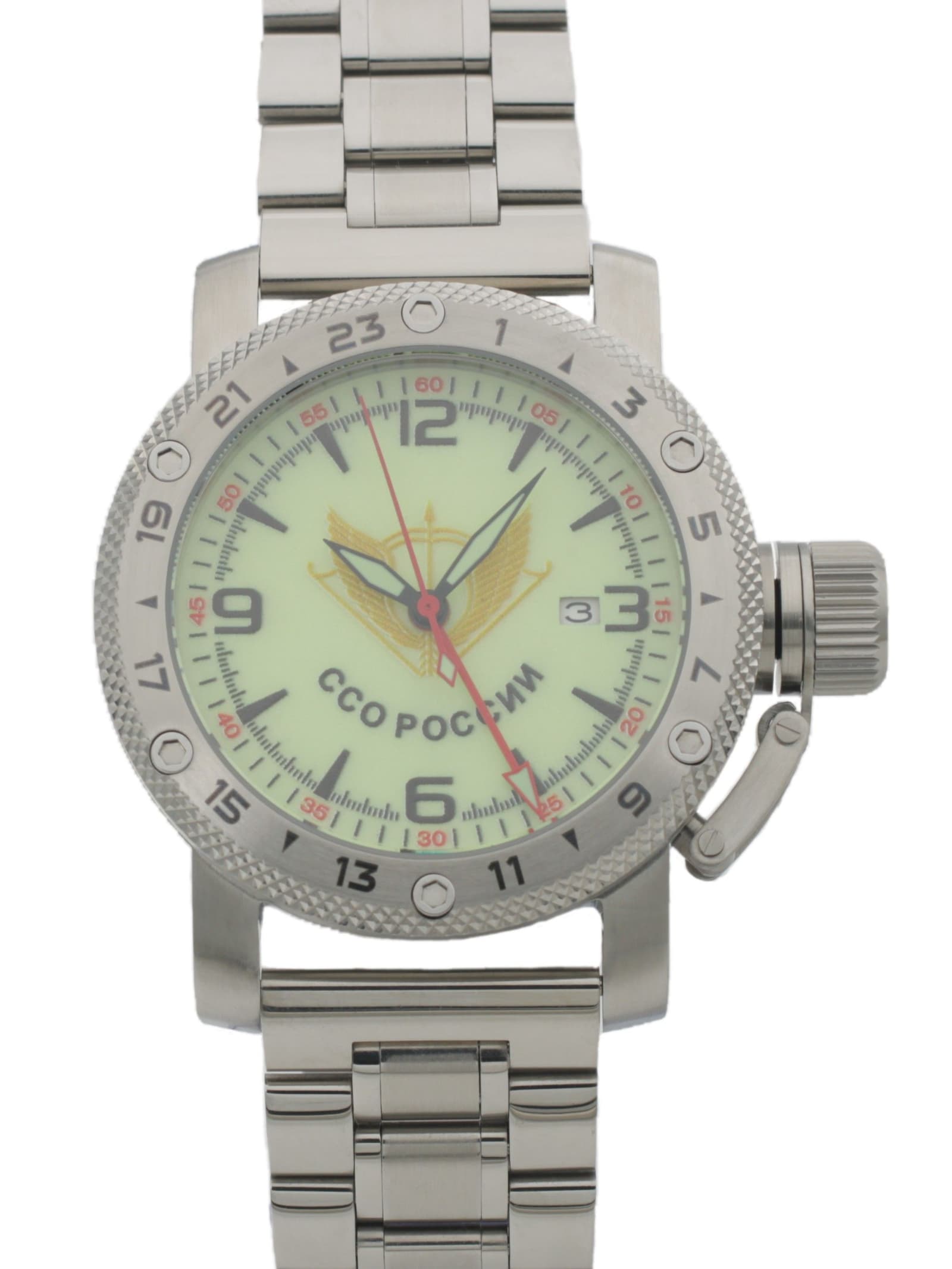 Часы ССО России механические с автоподзаводом (Seiko NH34A) 47.280.2