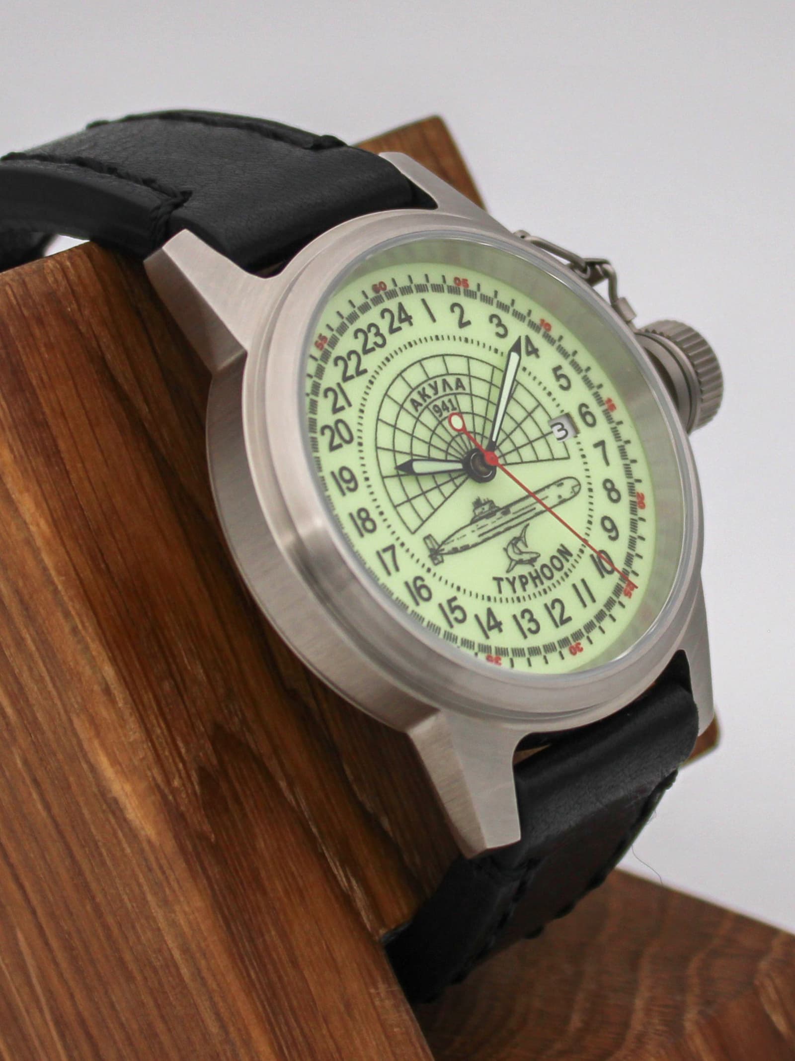Часы 941 / Акула (Typhoon) механические с автоподзаводом (Seiko NH34A) 45.147.01