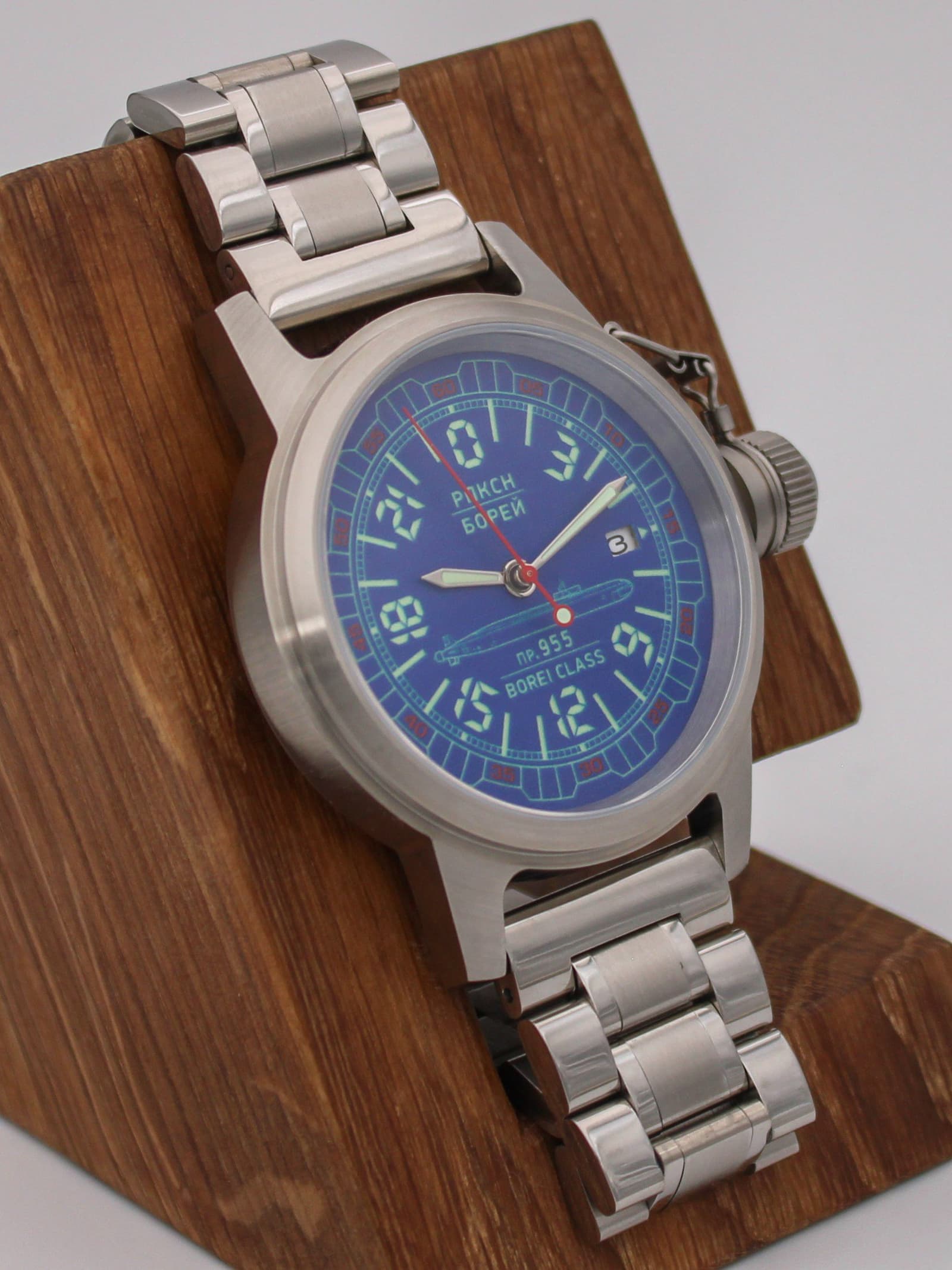 Часы РПКСН 955 Борей (Borei class) механические с автоподзаводом (Seiko NH34A) 45.192.2