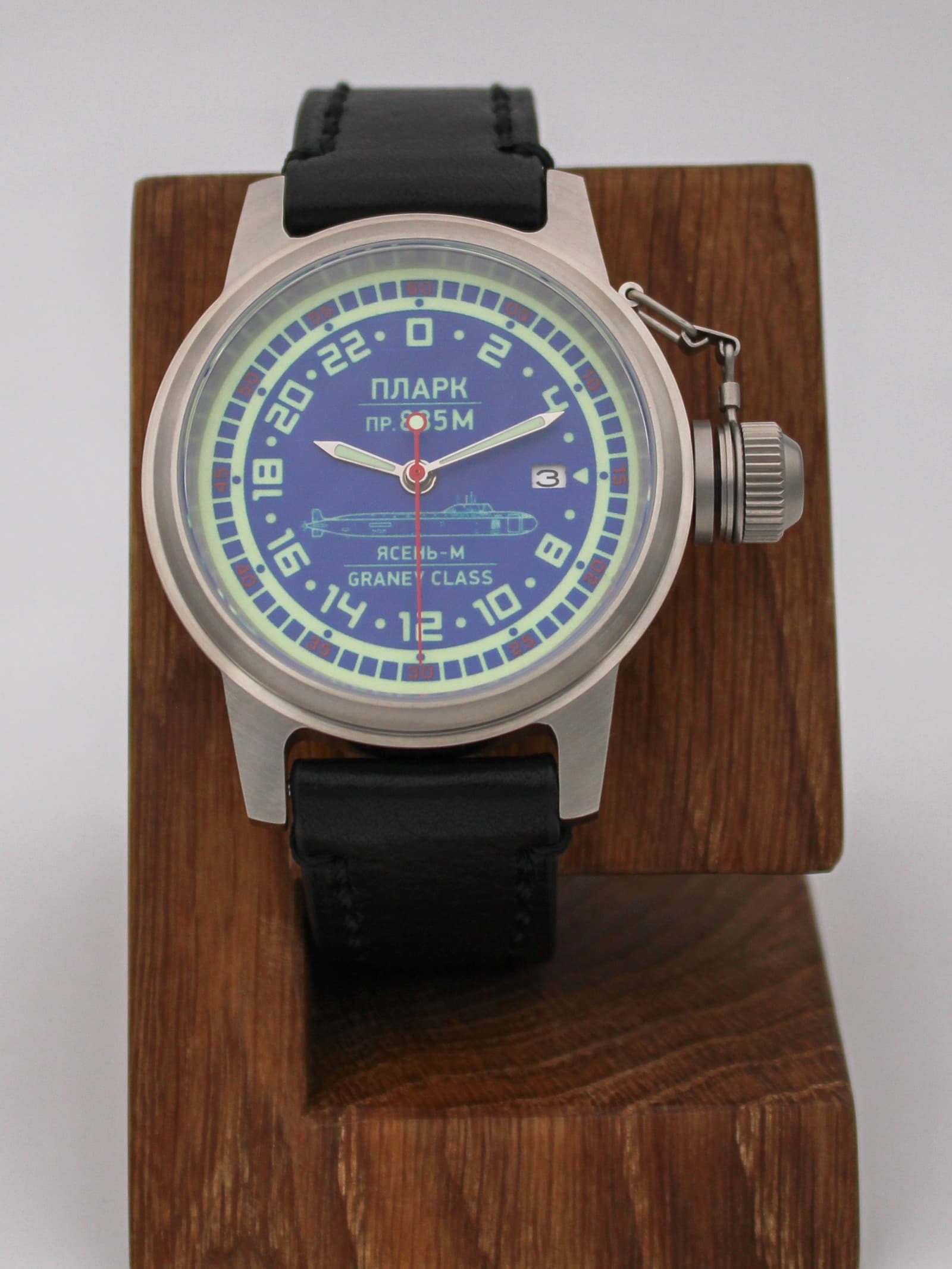 Часы ПЛАРК 885М Ясень-М (Graney class) механические с автоподзаводом (Seiko NH34A) 45.195.01