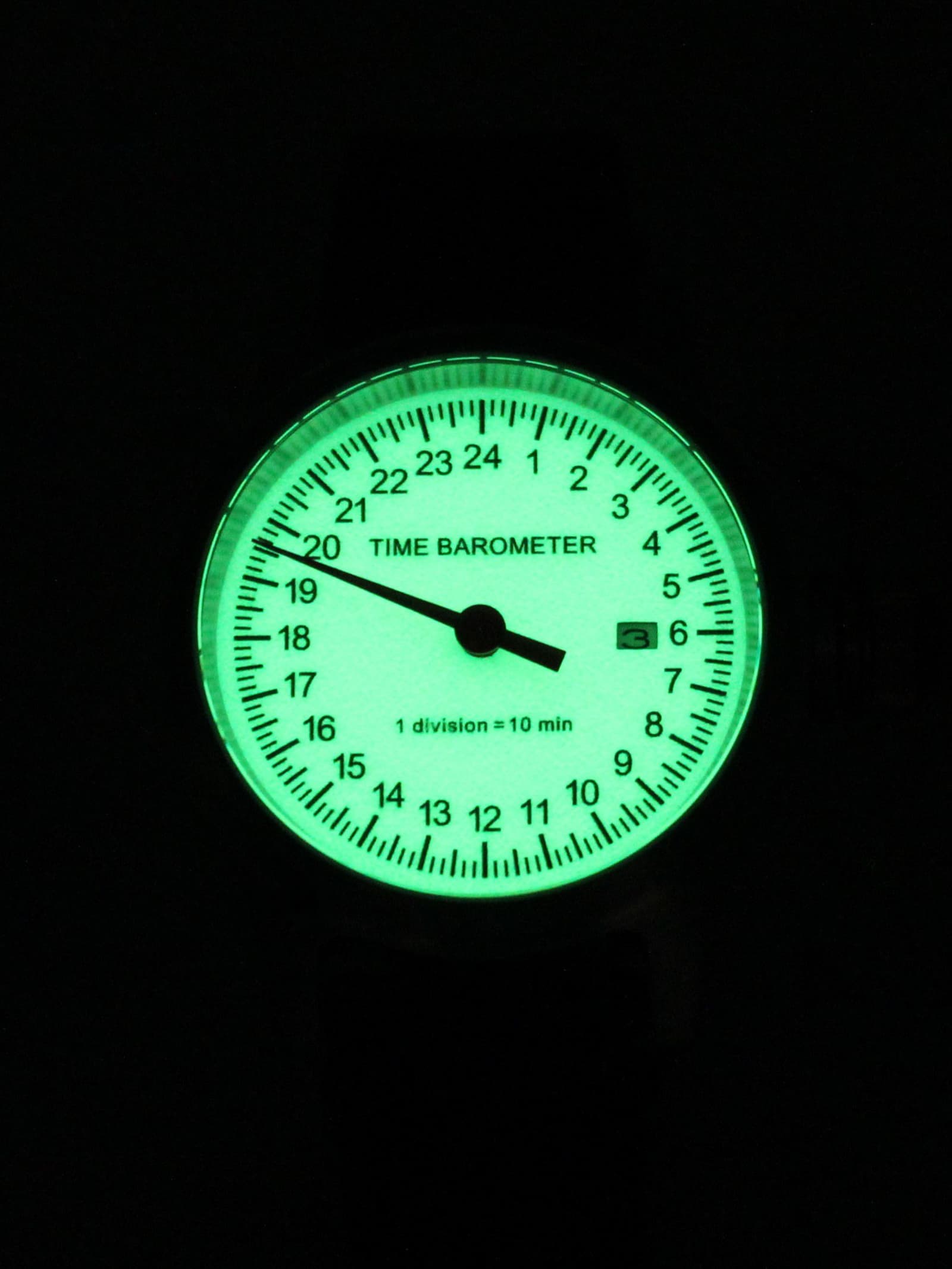 Часы Time Barometer однострелочные механические с автоподзаводом (Seiko NH34A) 45.600.01