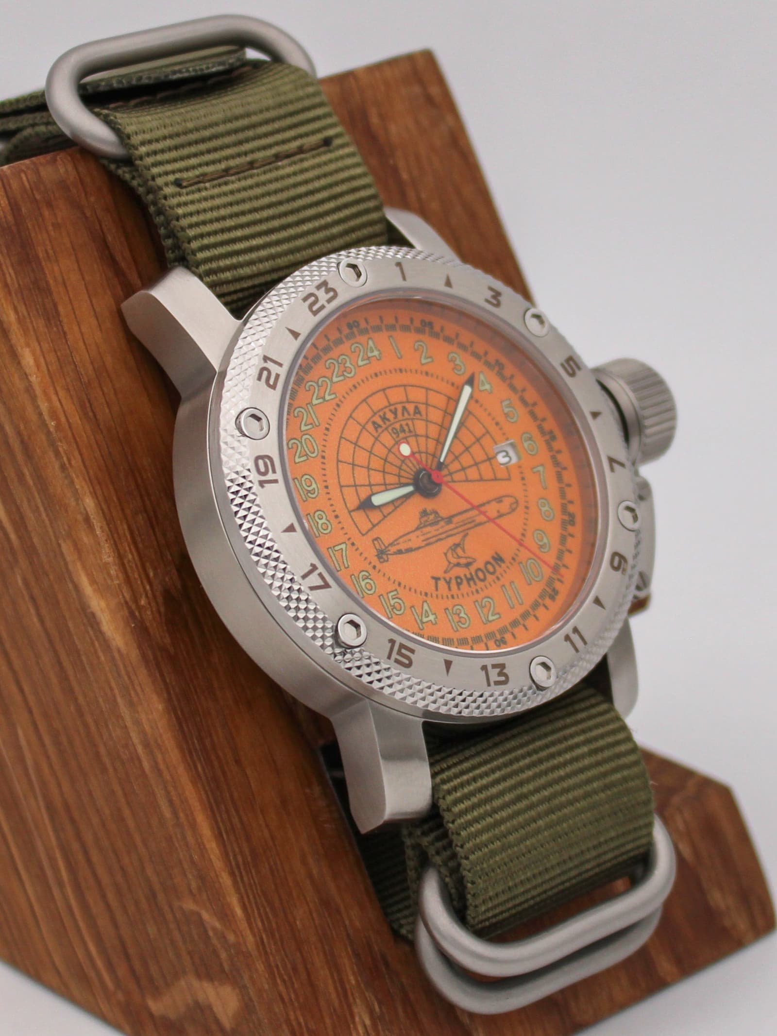 Часы 941 / Акула (Typhoon) механические с автоподзаводом (Seiko NH34A) 47.149.21