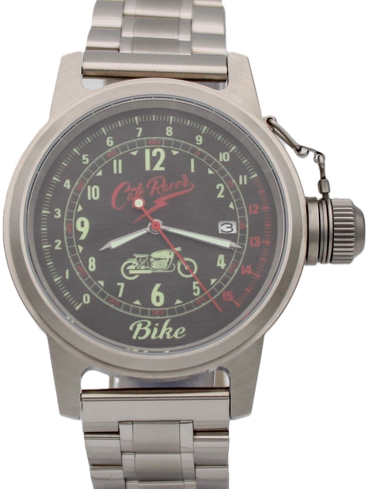 Часы Cafe Racer механические с автоподзаводом (Seiko NH35A) 45.360.2