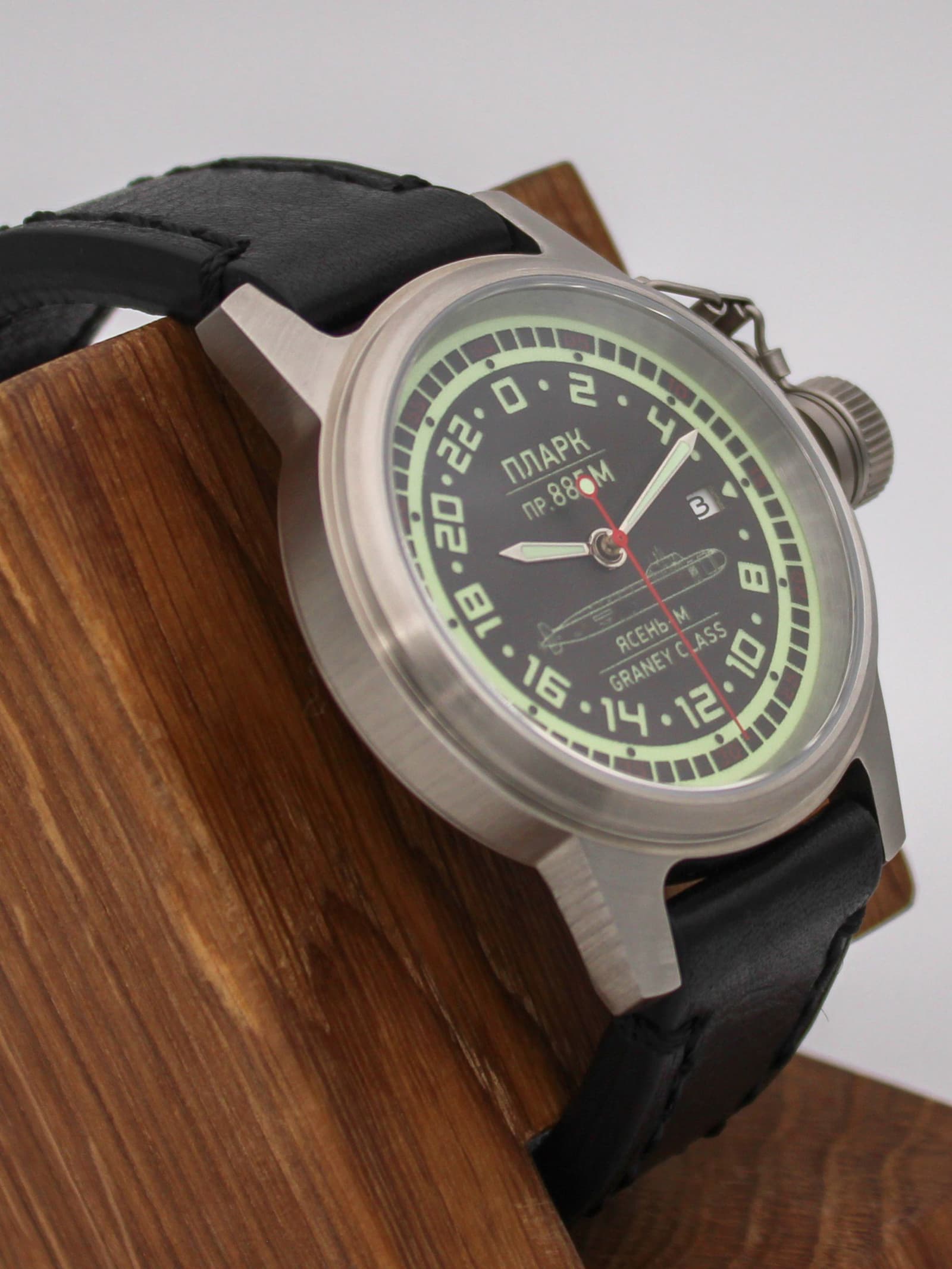 Часы ПЛАРК 885М Ясень-М (Graney class) механические с автоподзаводом (Seiko NH34A) 45.194.01