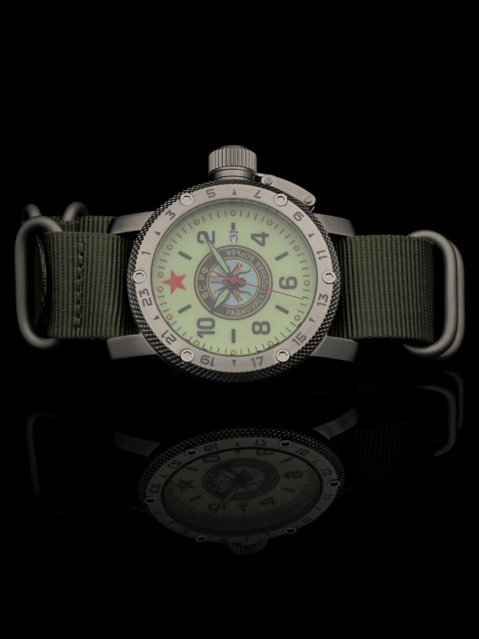 Часы Войска РЭБ механические с автоподзаводом (Seiko NH35A) 47.275.21