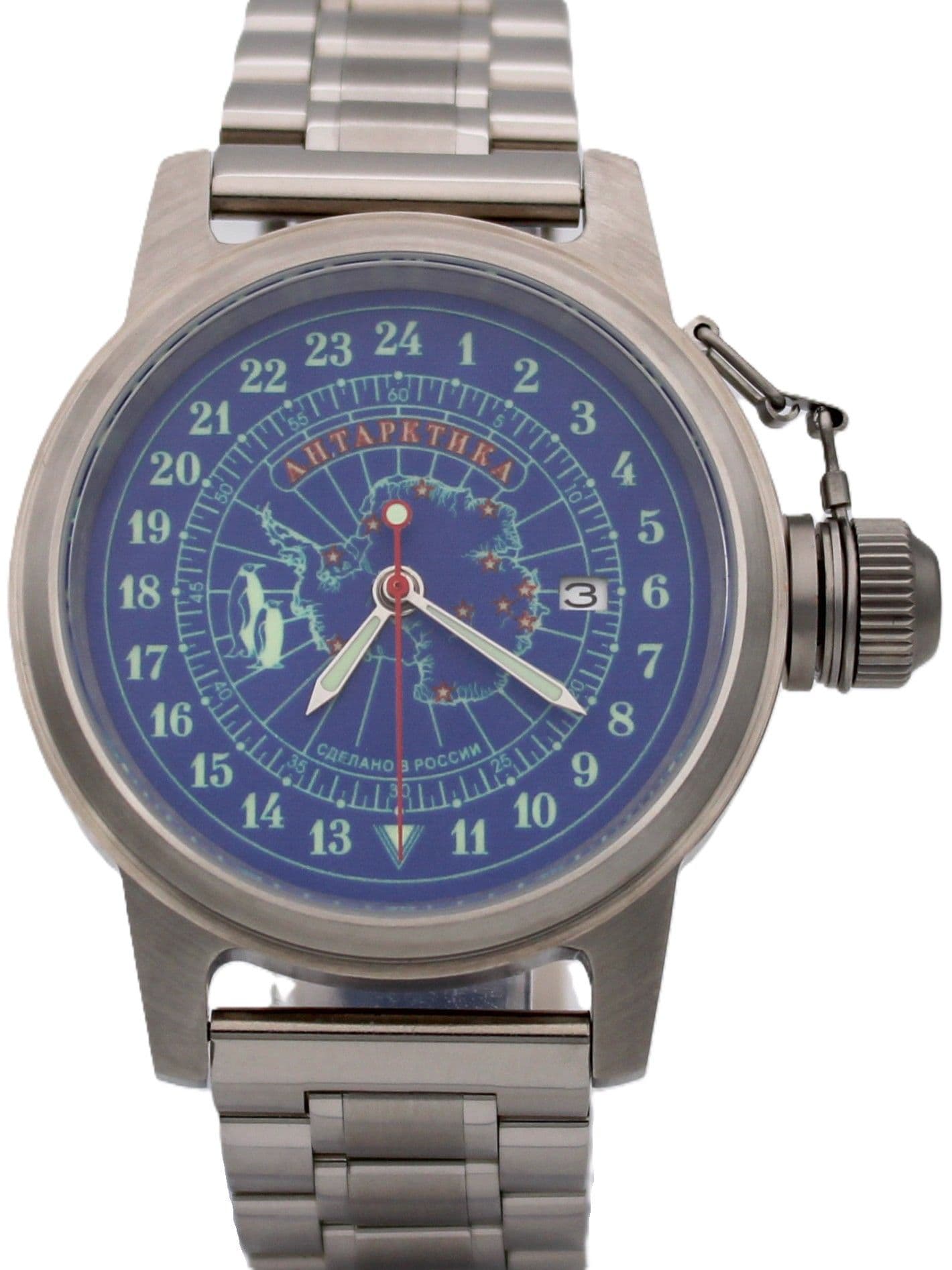 Часы Полярные / Антарктика механические с автоподзаводом (Seiko NH34A) 45.142.2