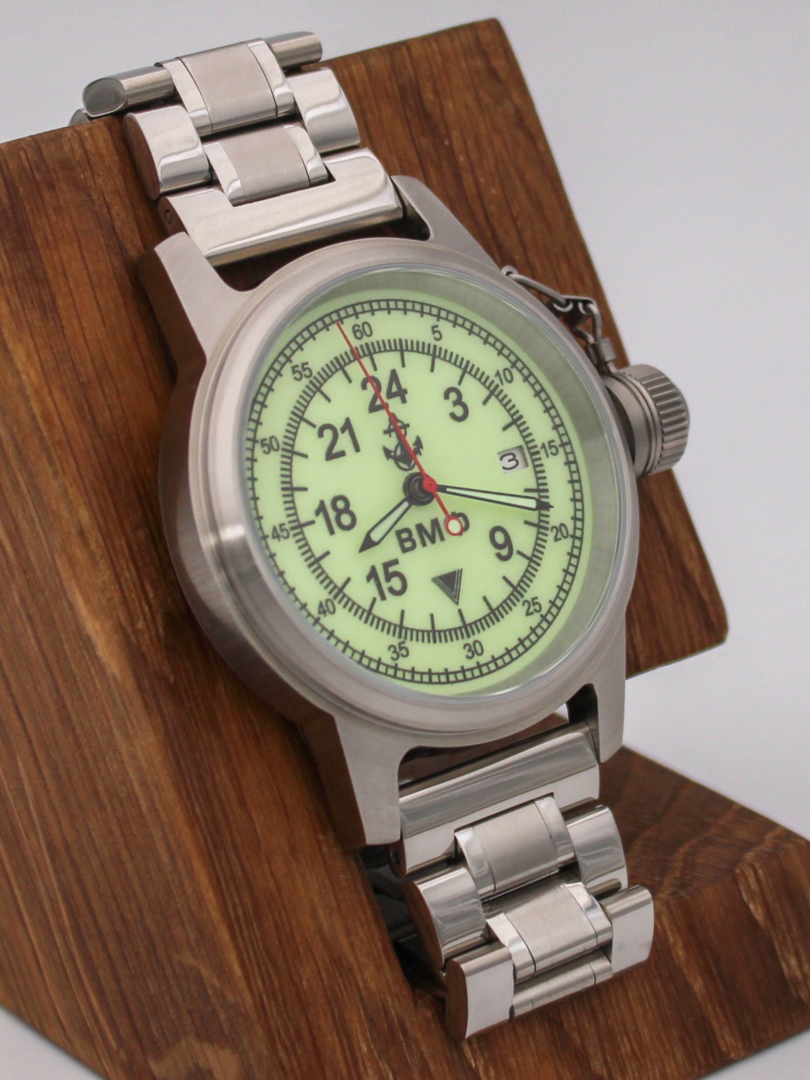 Часы ВМФ механические с автоподзаводом (Seiko NH34A) 45.030.2