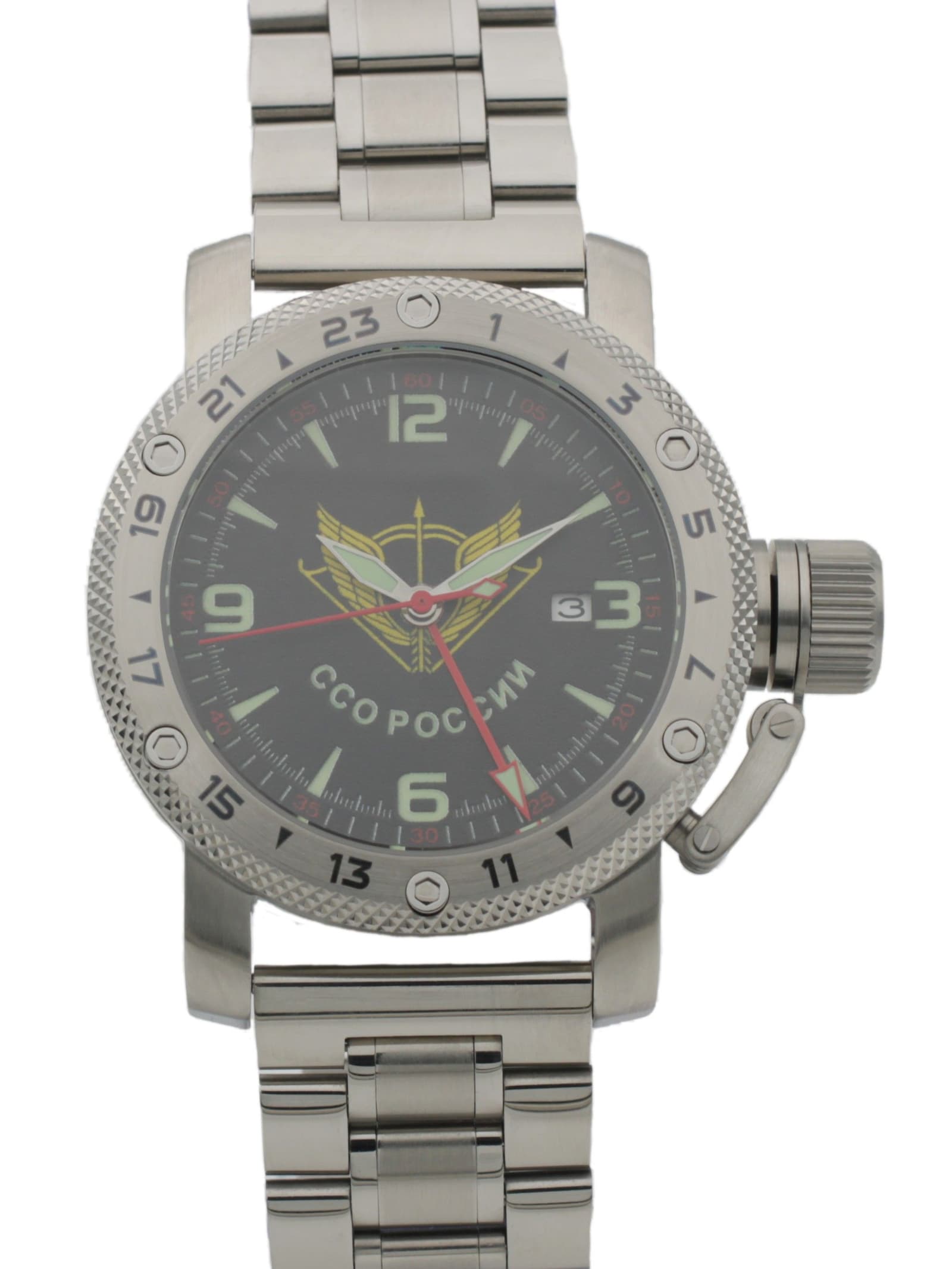 Часы ССО России механические с автоподзаводом (Seiko NH34A) 47.281.2