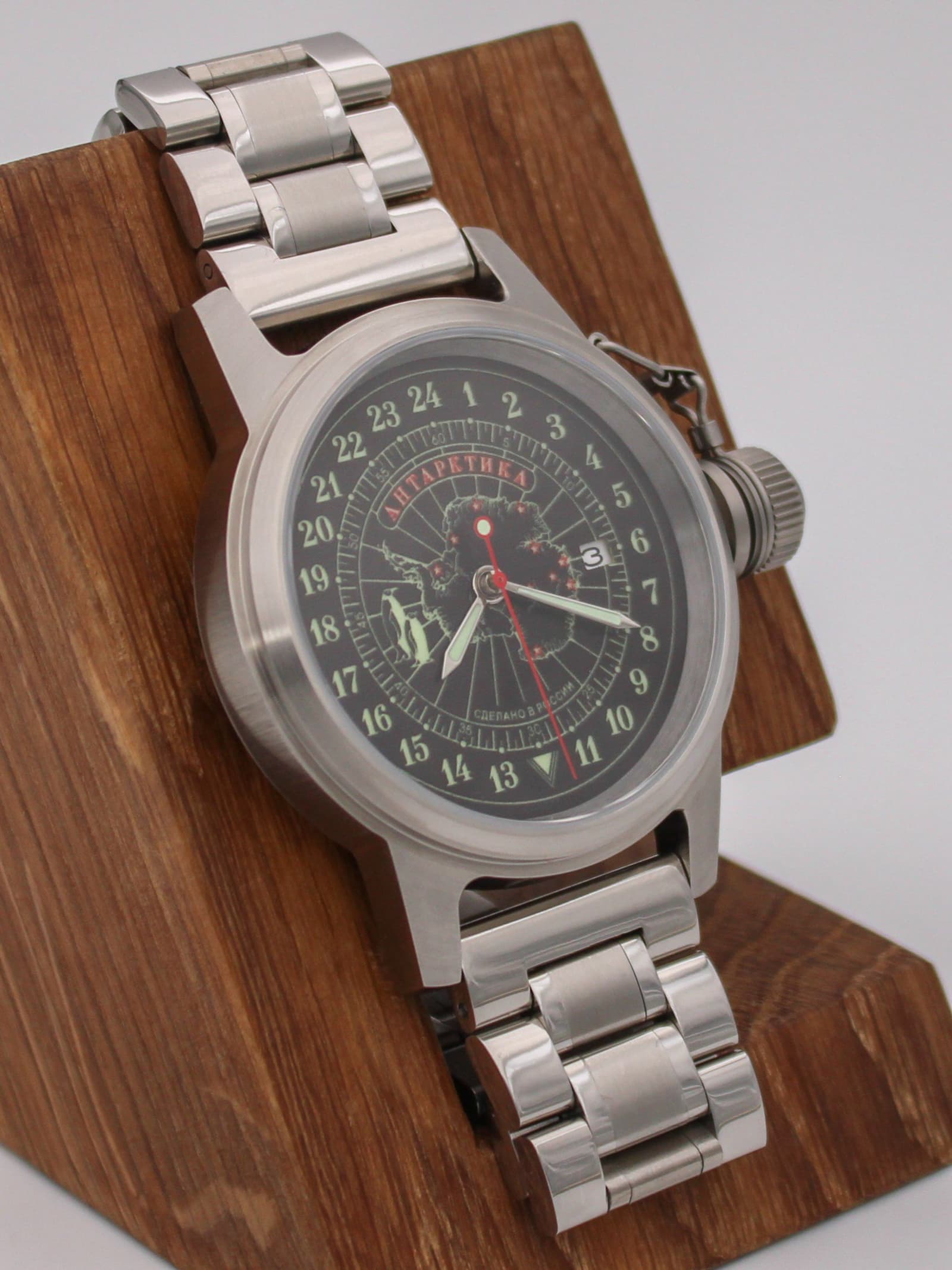 Часы Полярные / Антарктика механические с автоподзаводом (Seiko NH34A) 45.141.2