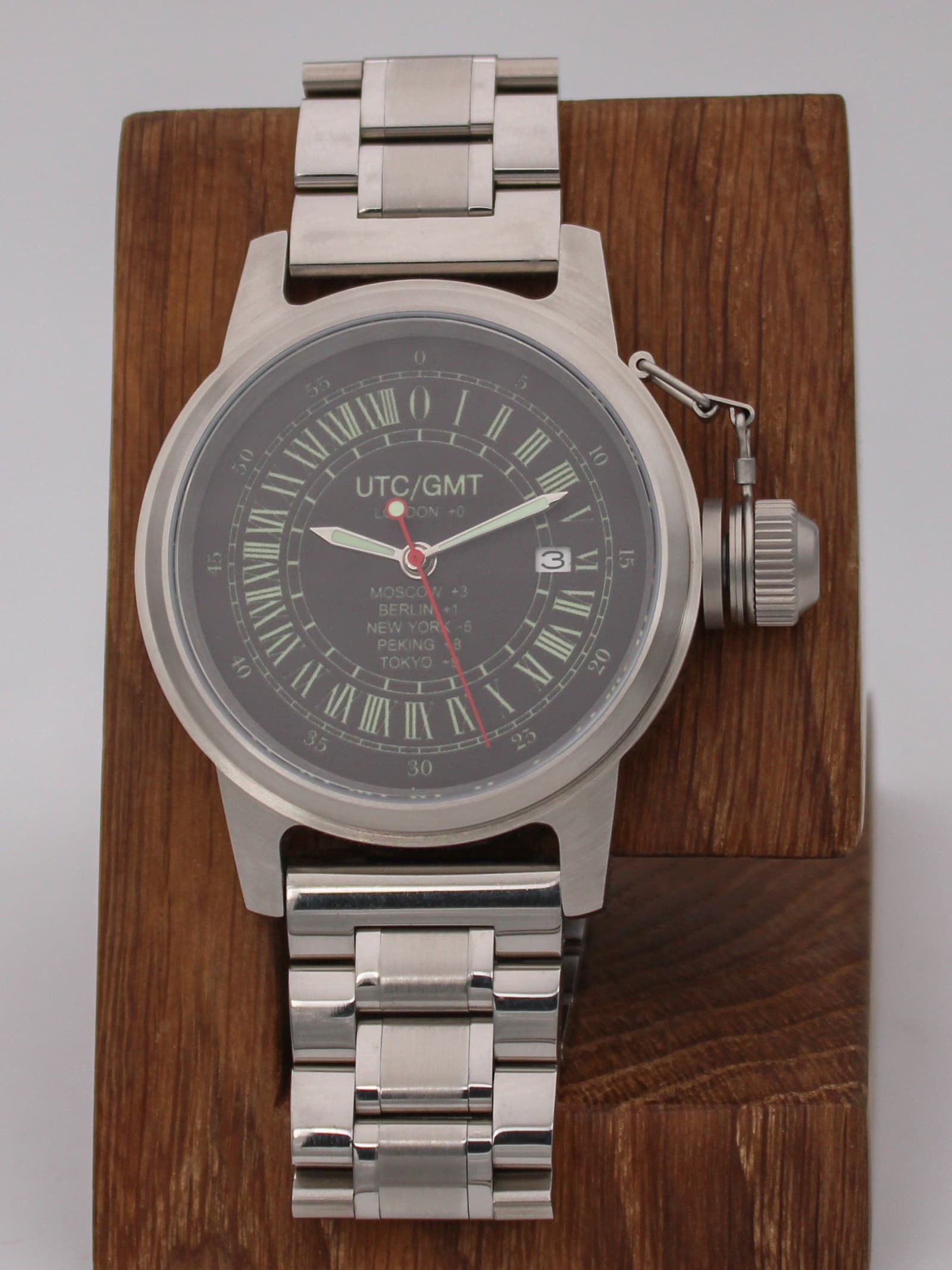 Часы Полярные UTC / GMT с автоподзаводом (Seiko NH34A) 45.230.2